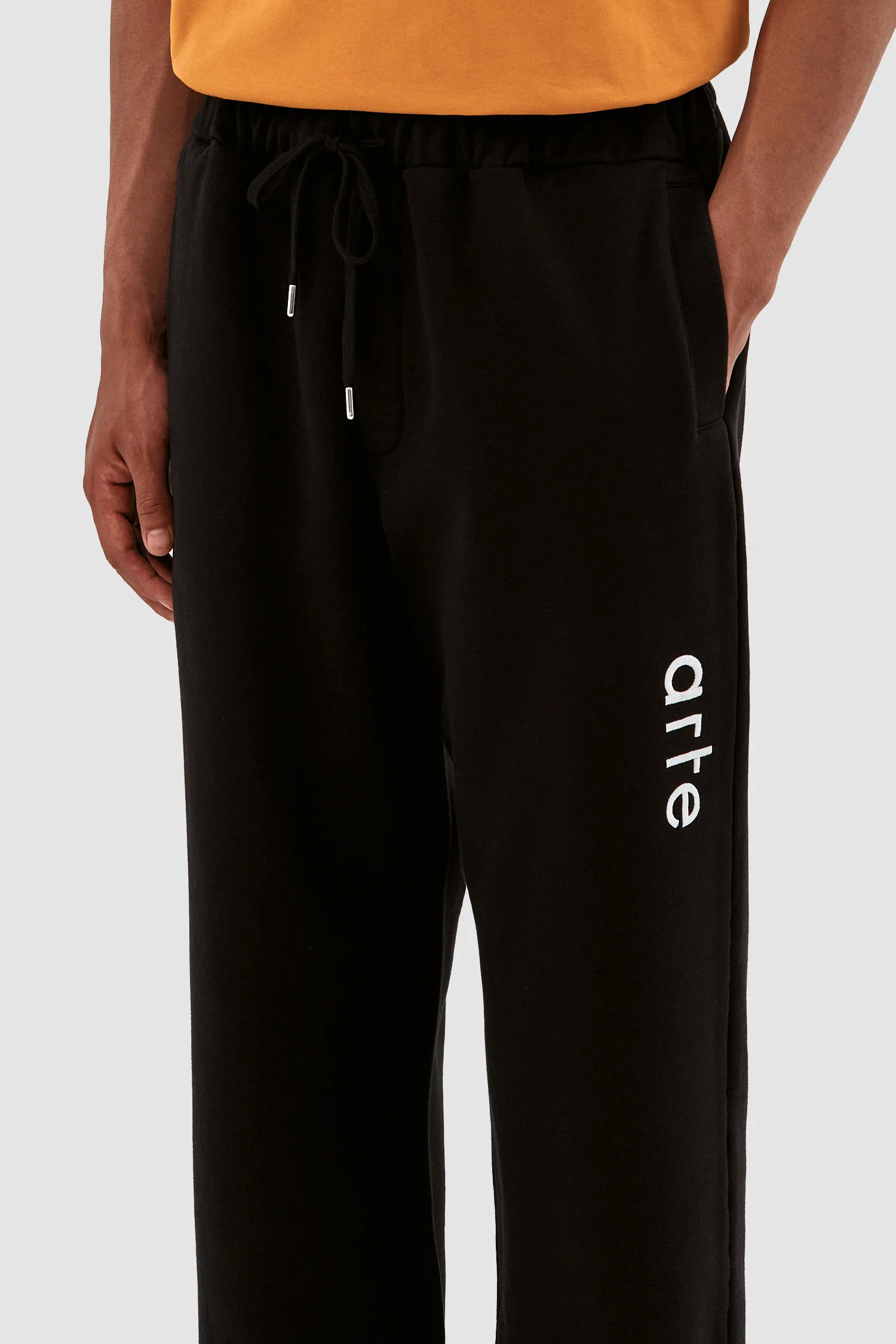 Pantalon à logo latéral Tristian - Noir - Image 3
