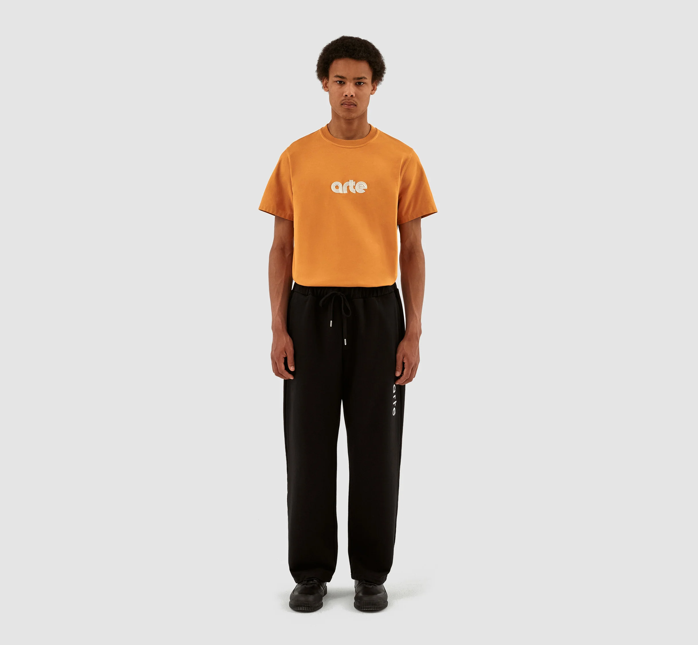 Pantalon à logo latéral Tristian - Noir - Image 5