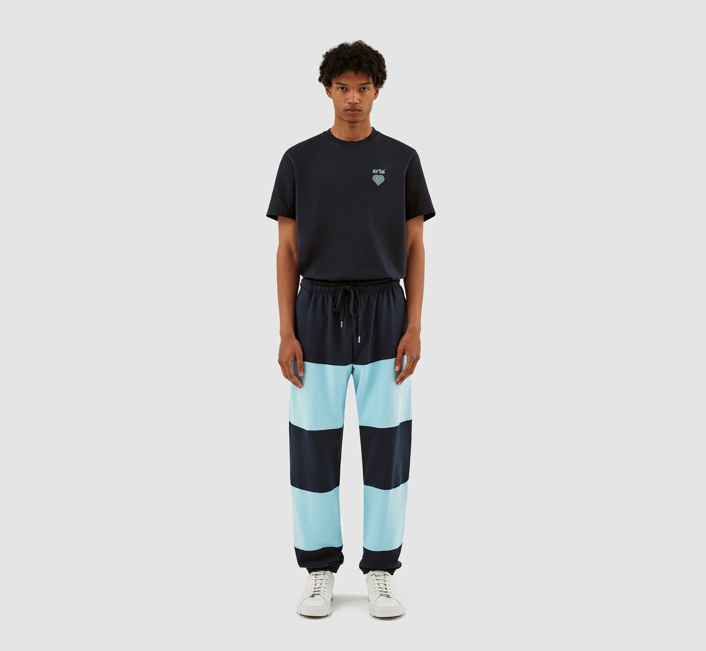 Pantalon à rayures Tristian - Marine/Bleu clair - Image 5