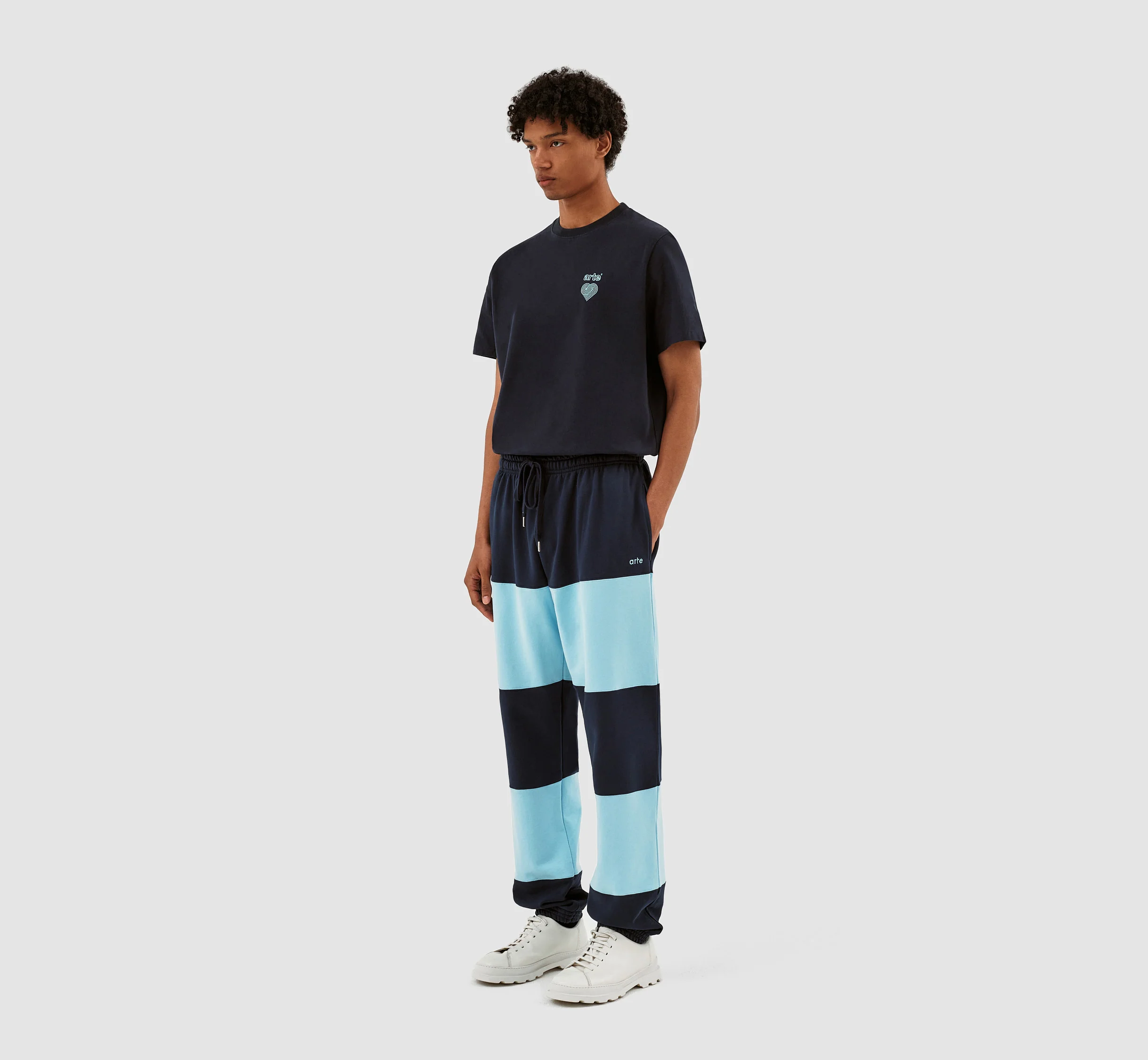 Pantalon à rayures Tristian - Marine/Bleu clair - Image 6