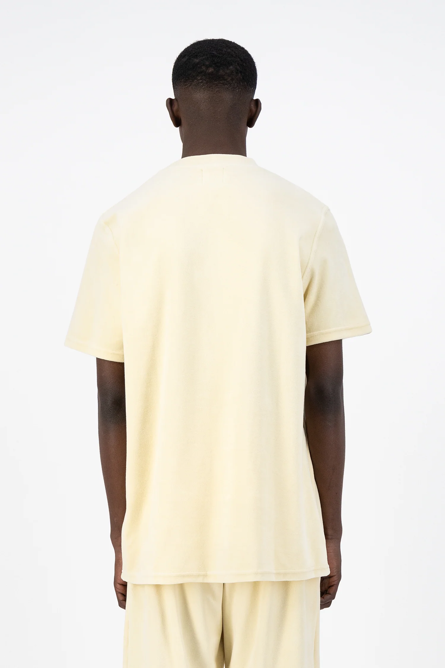 T-shirt en velours Tsai - Crème - Image 3