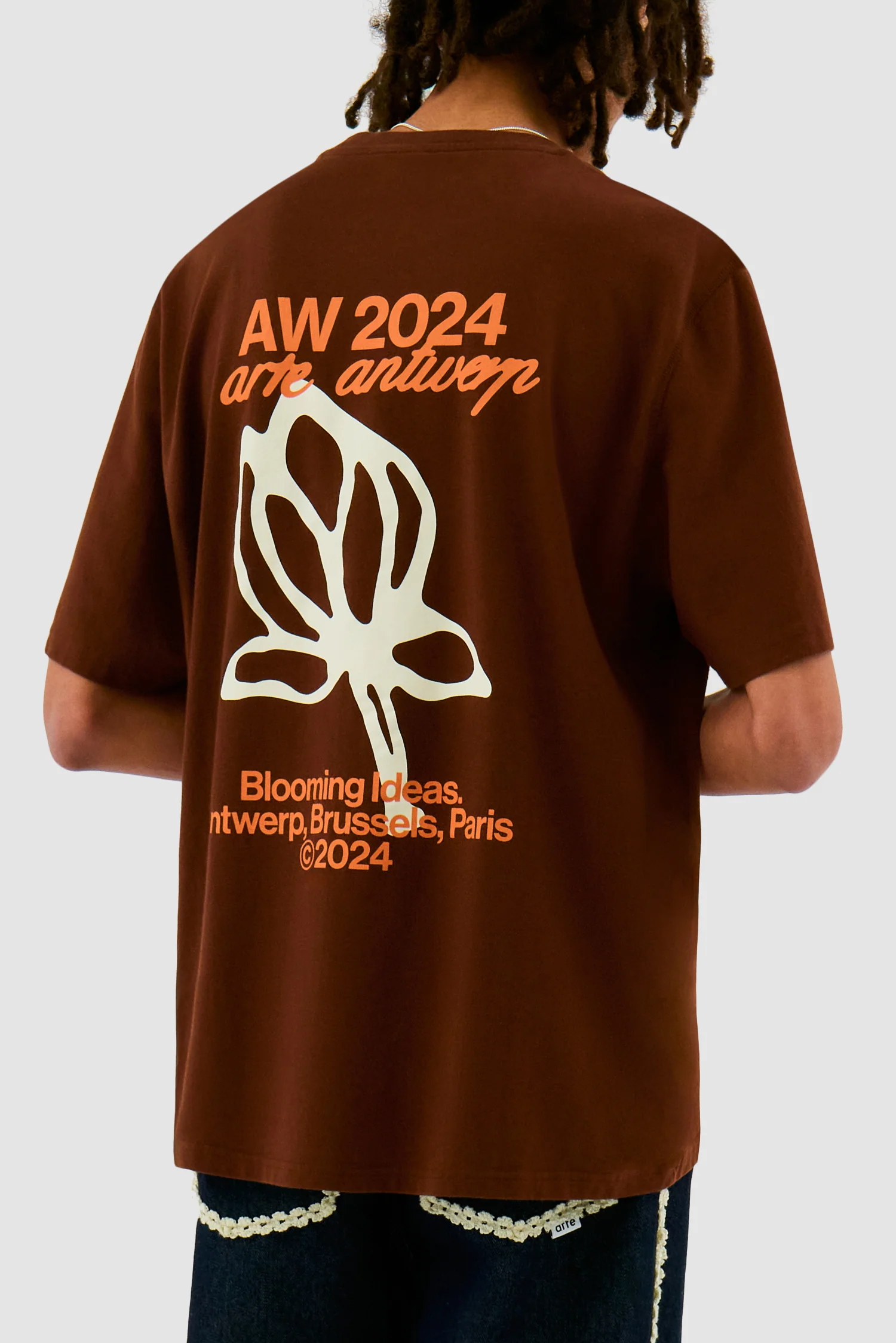 T-shirt Tulipe - Marron - Image 7