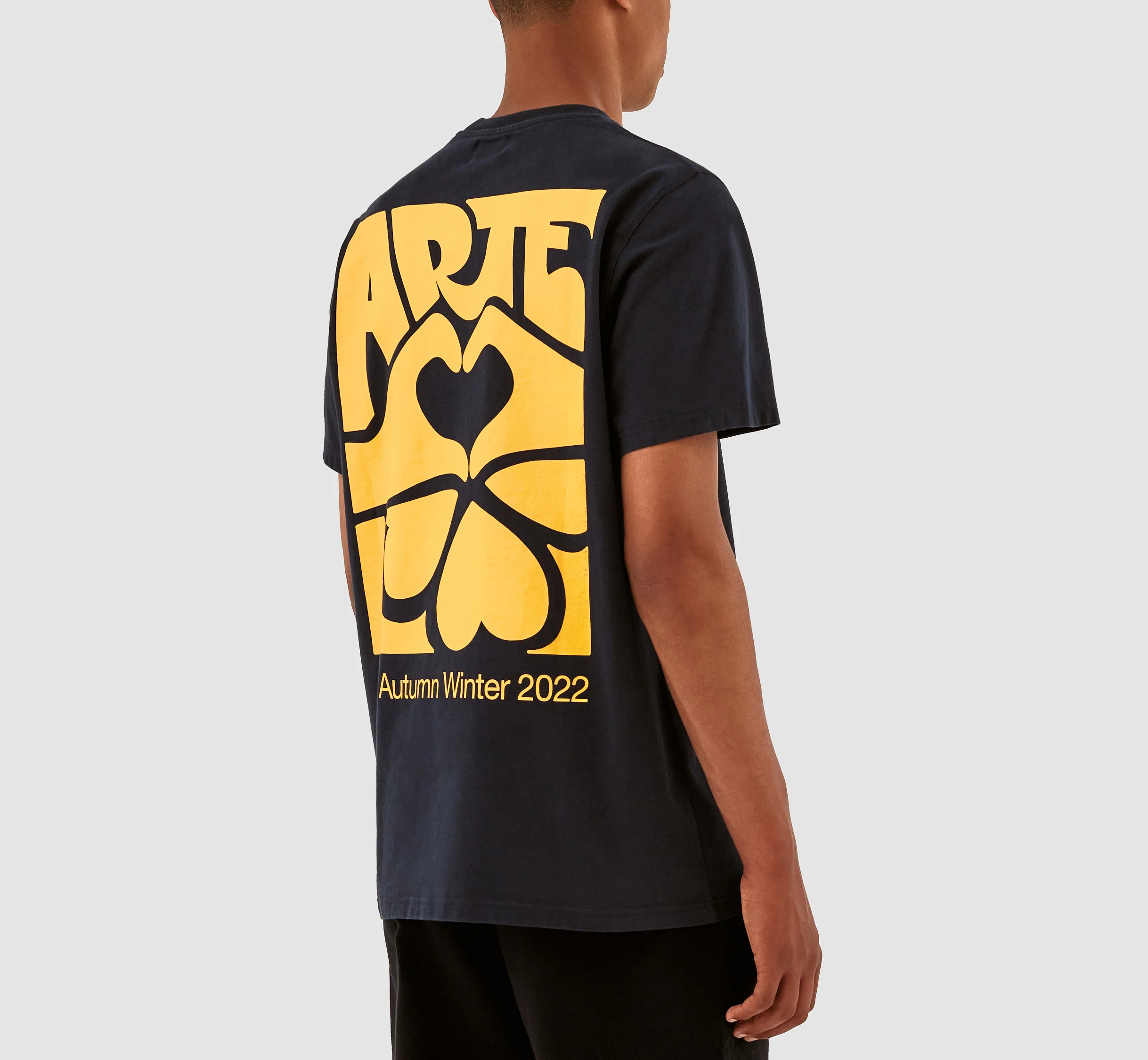 T-shirt Diels imprimé dans le dos de Turner - Marine - Image 6