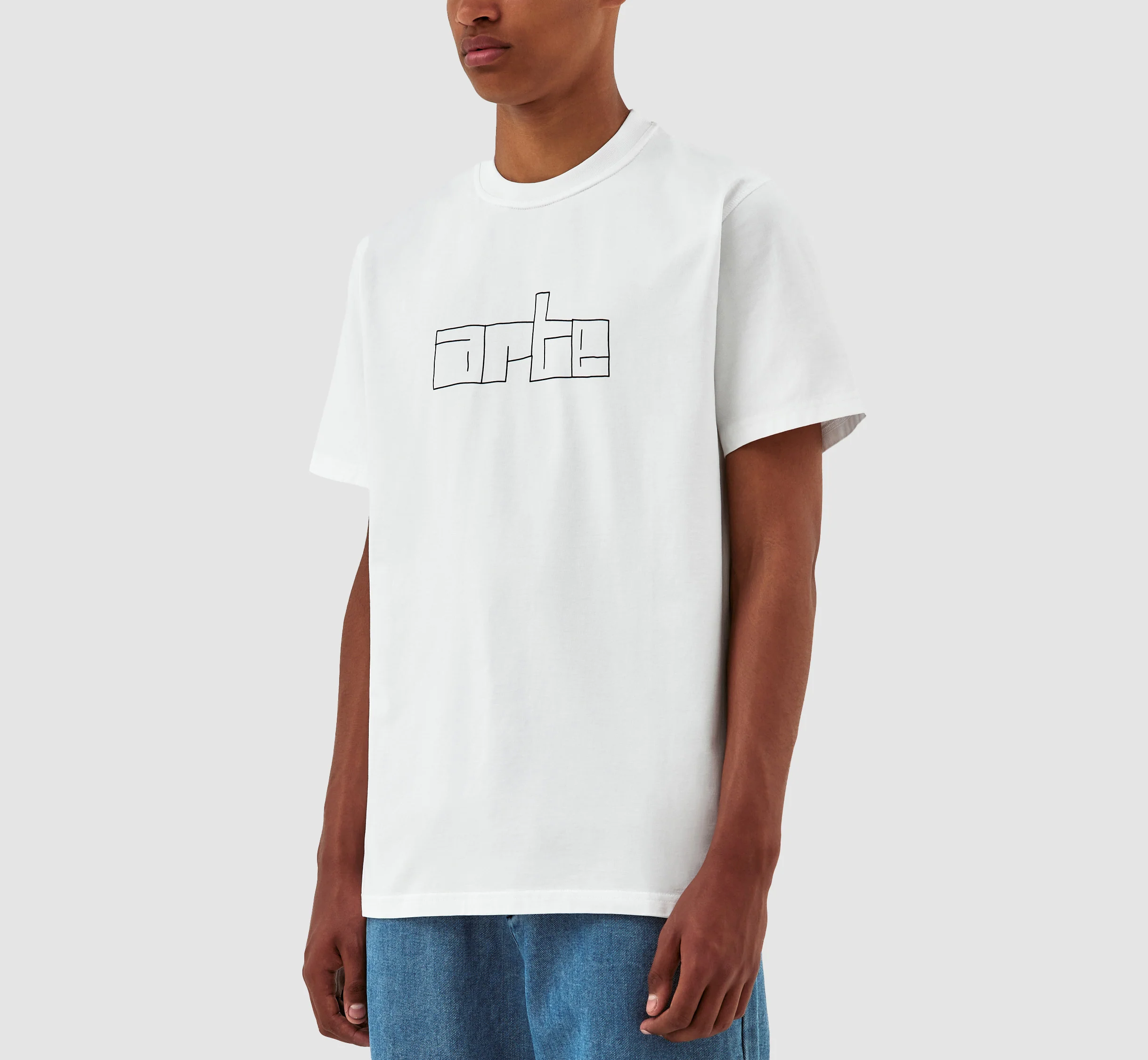 T-shirt avec logo en bloc Turner - Blanc - Image 4