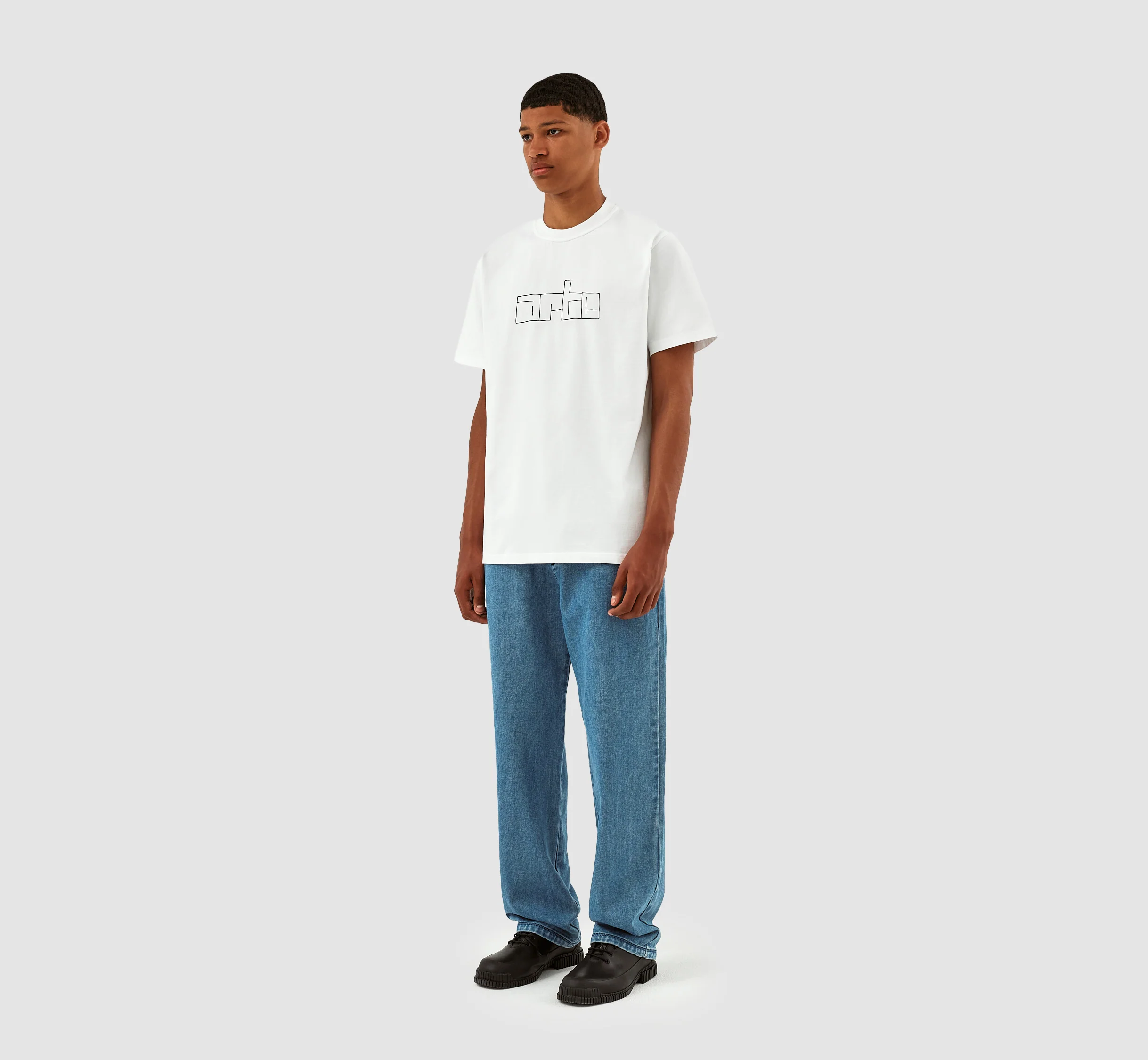 T-shirt avec logo en bloc Turner - Blanc - Image 6