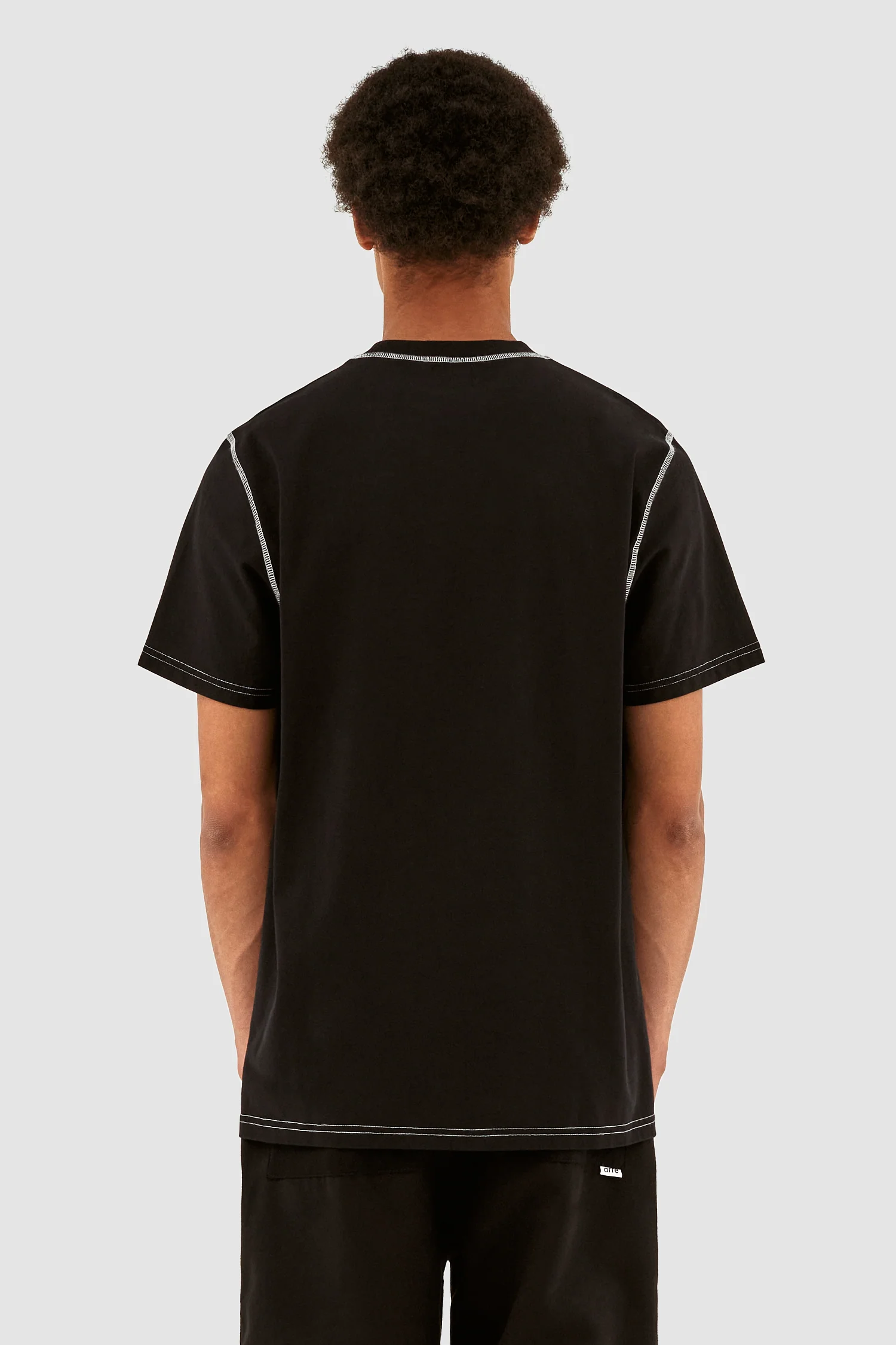 T-shirt contrasté Turner - Noir - Image 3