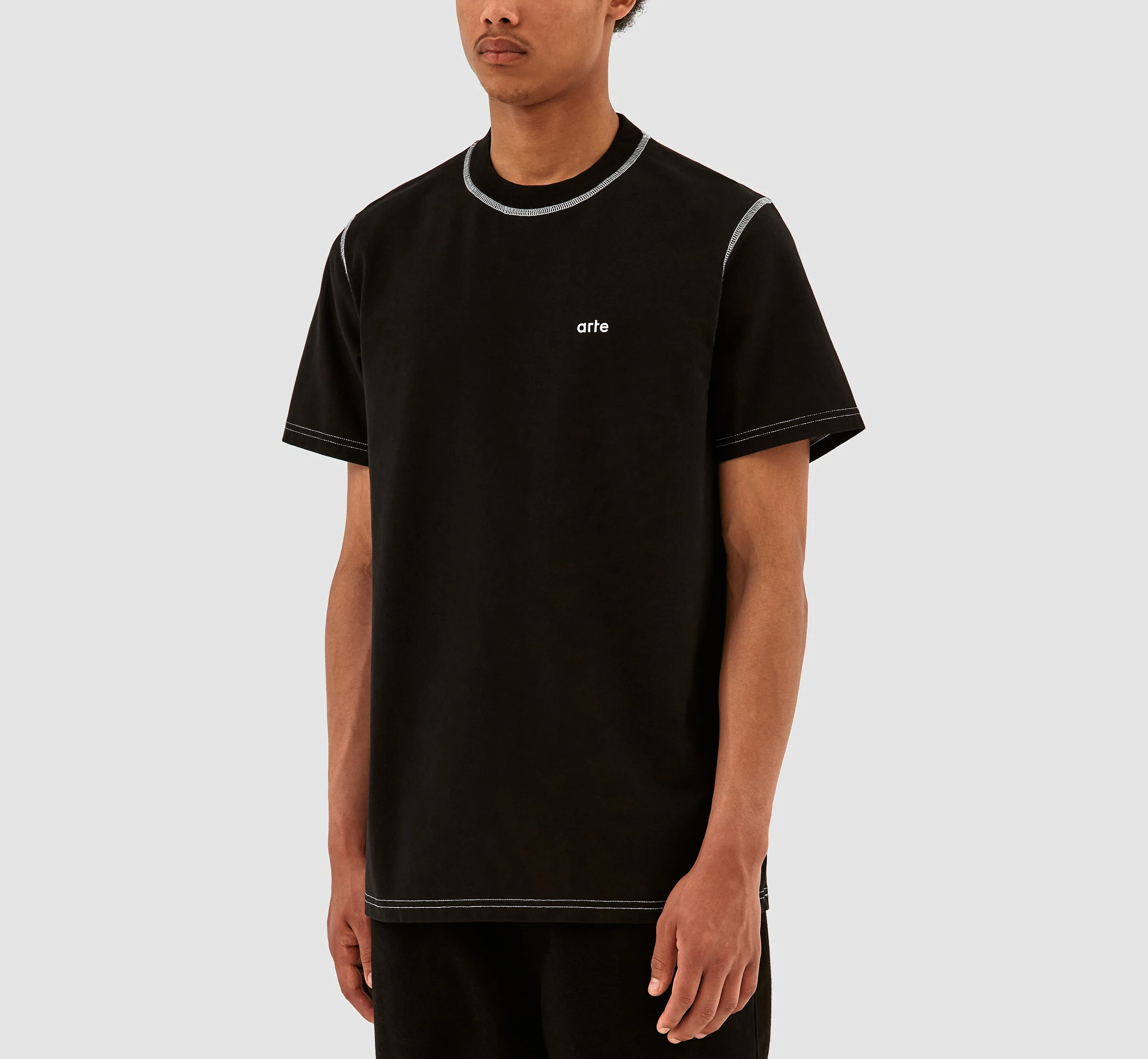 T-shirt contrasté Turner - Noir - Image 4
