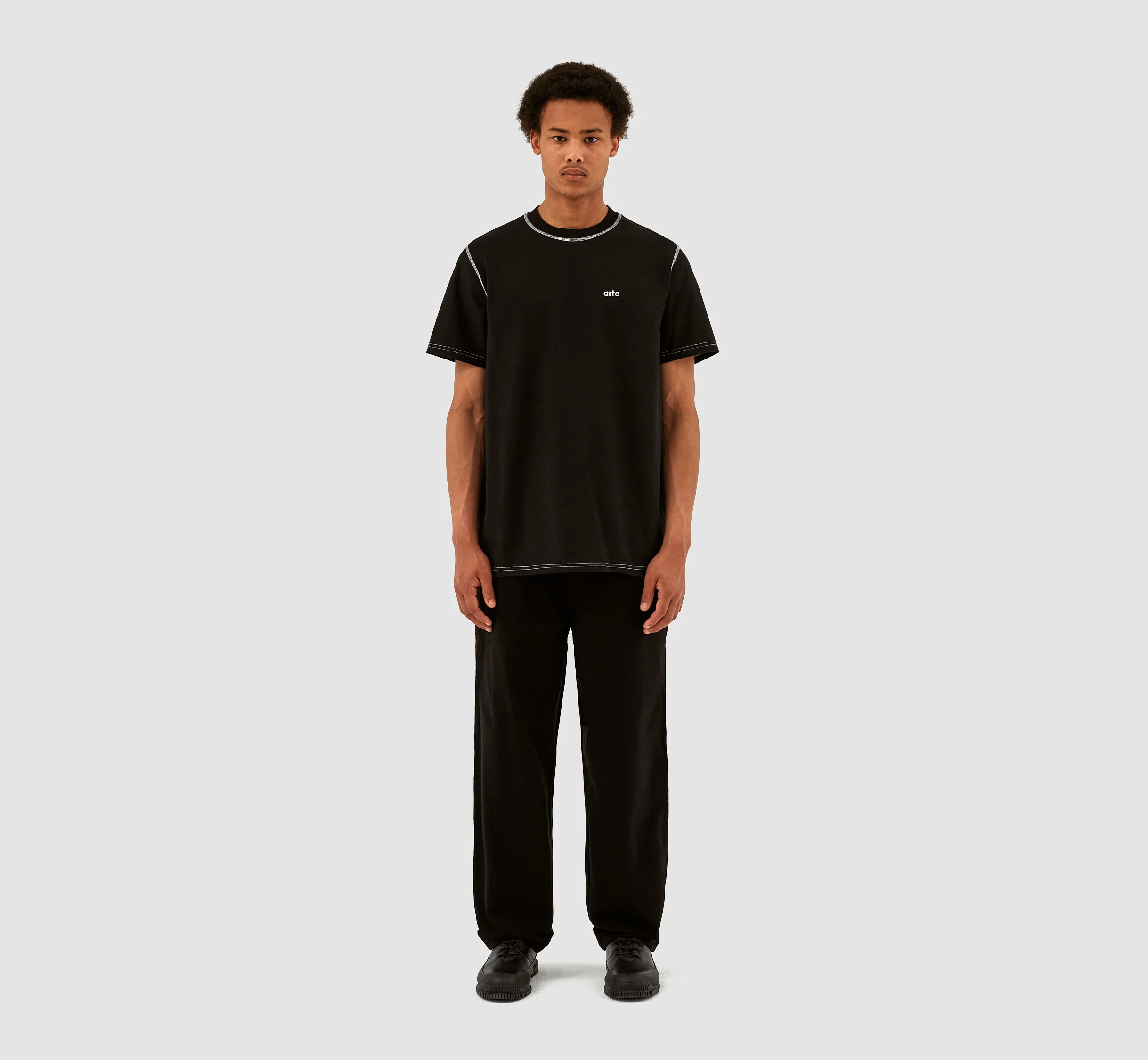 T-shirt contrasté Turner - Noir - Image 5