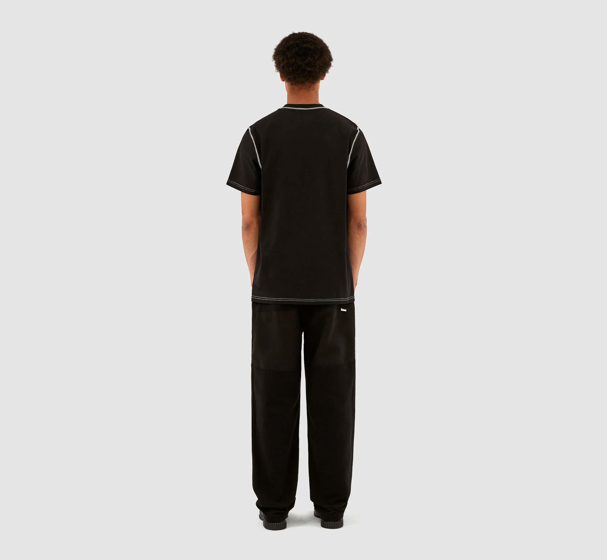 T-shirt contrasté Turner - Noir - Image 6