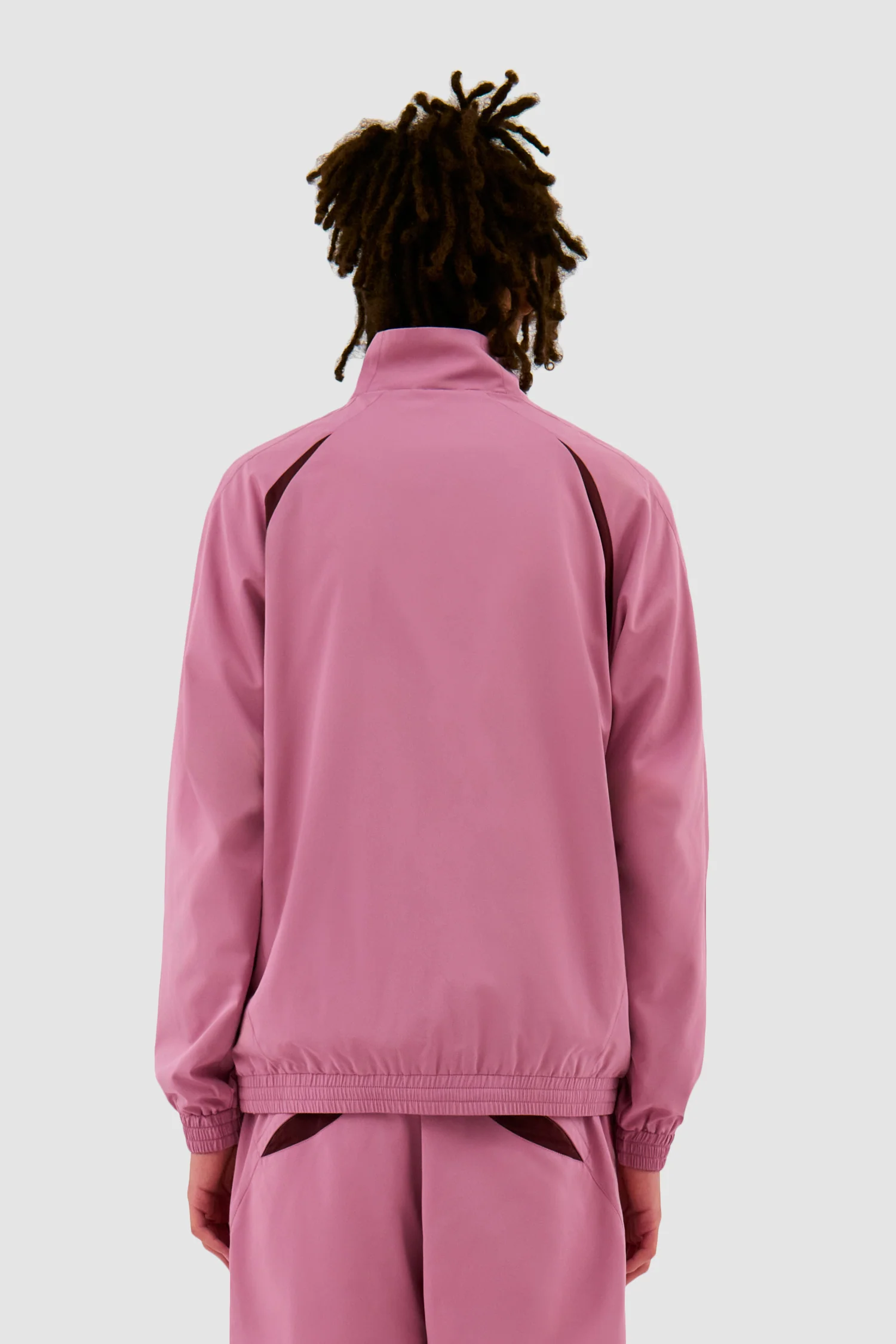Veste de survêtement bicolore - Rose - Image 3