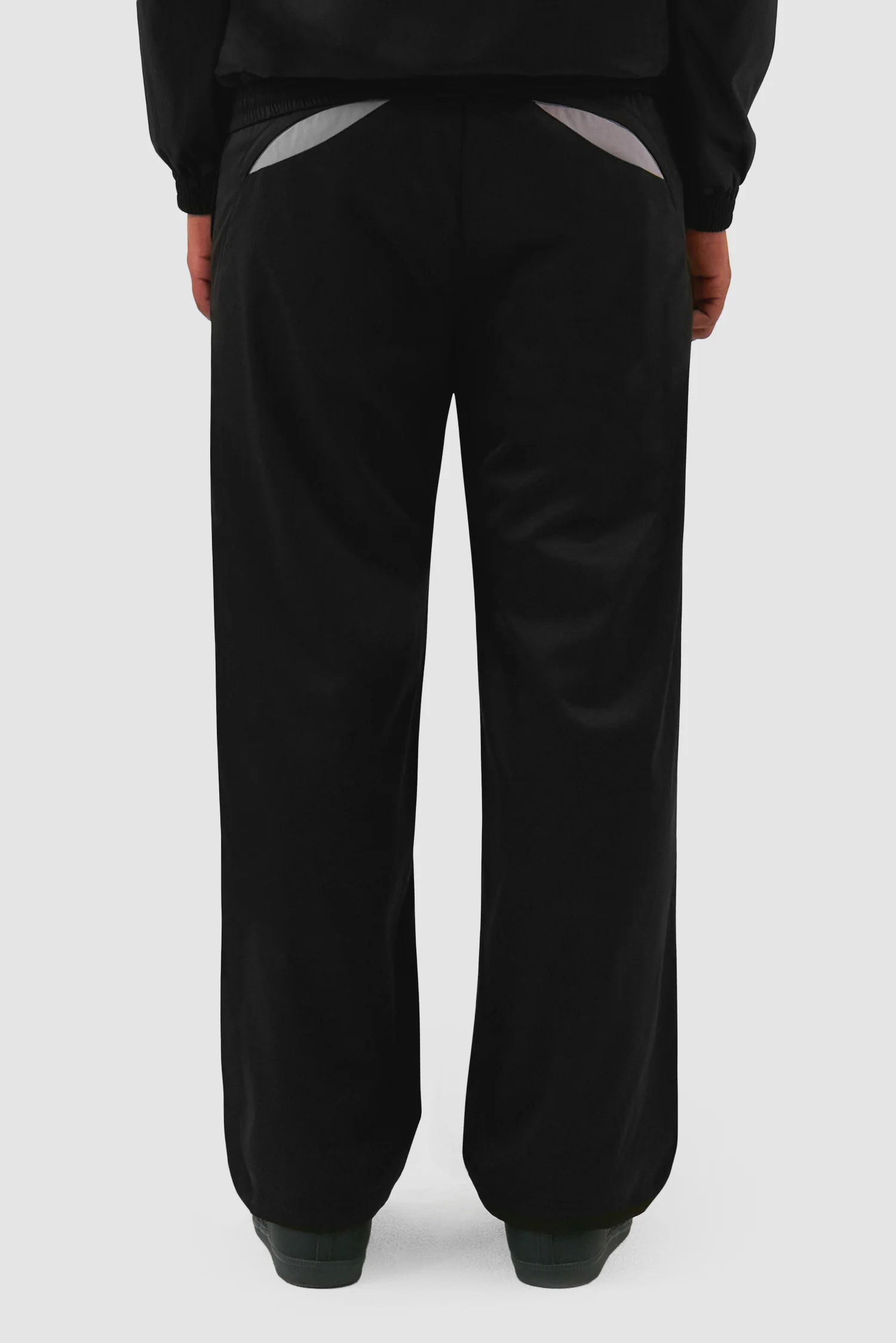 Pantalon de survêtement bicolore - Noir - Image 3