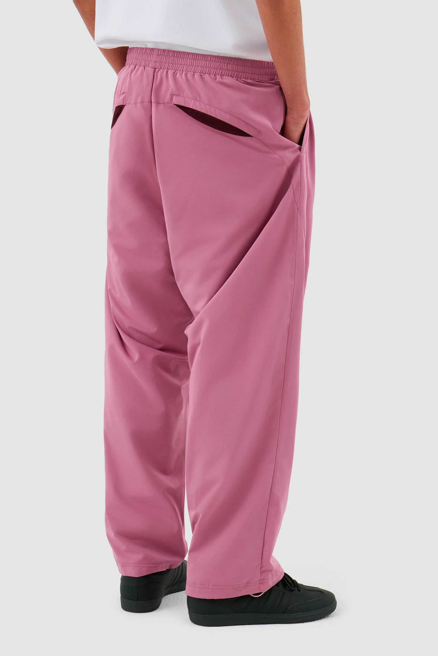 Pantalon de survêtement bicolore - Rose - Image 3