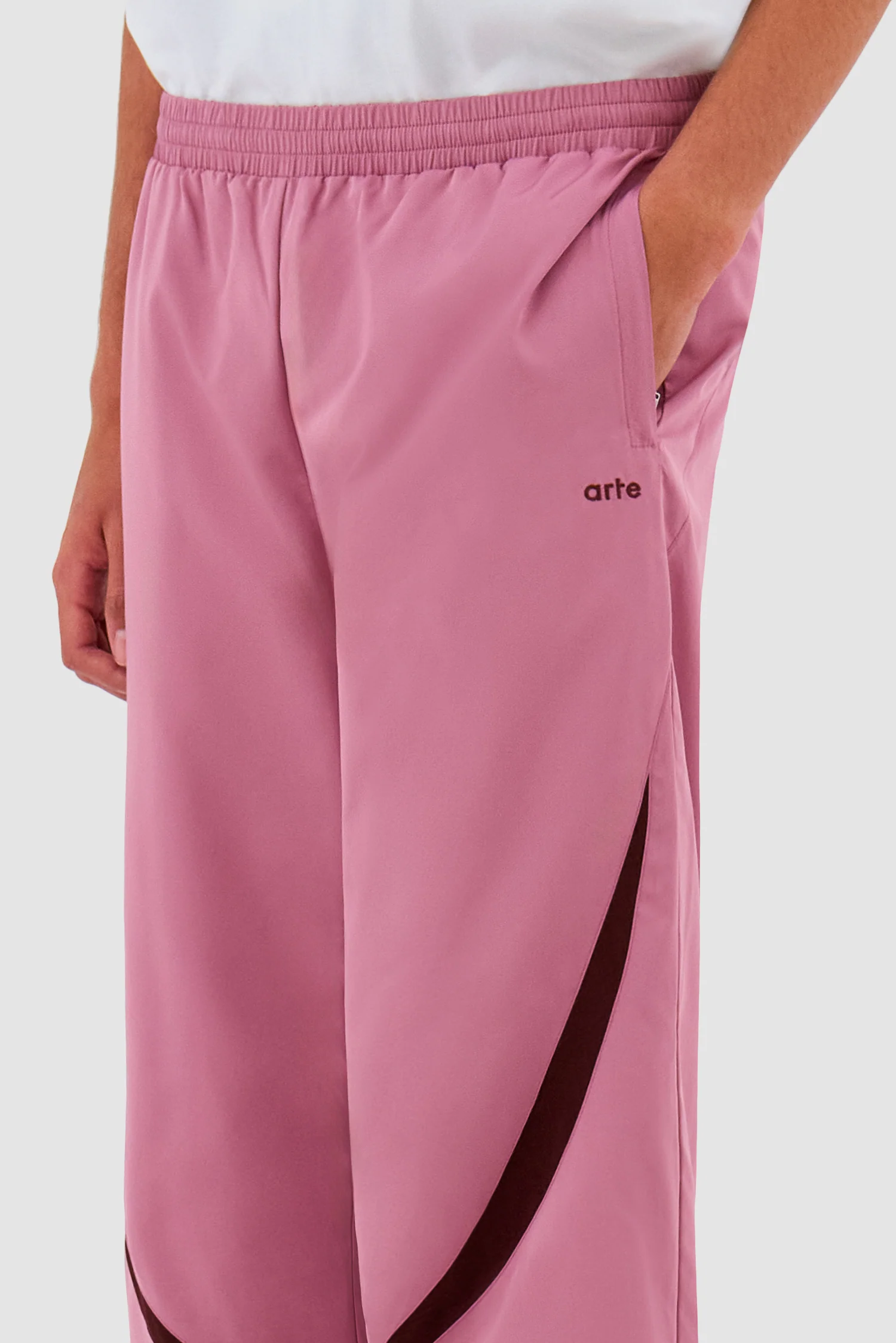 Pantalon de survêtement bicolore - Rose - Image 7