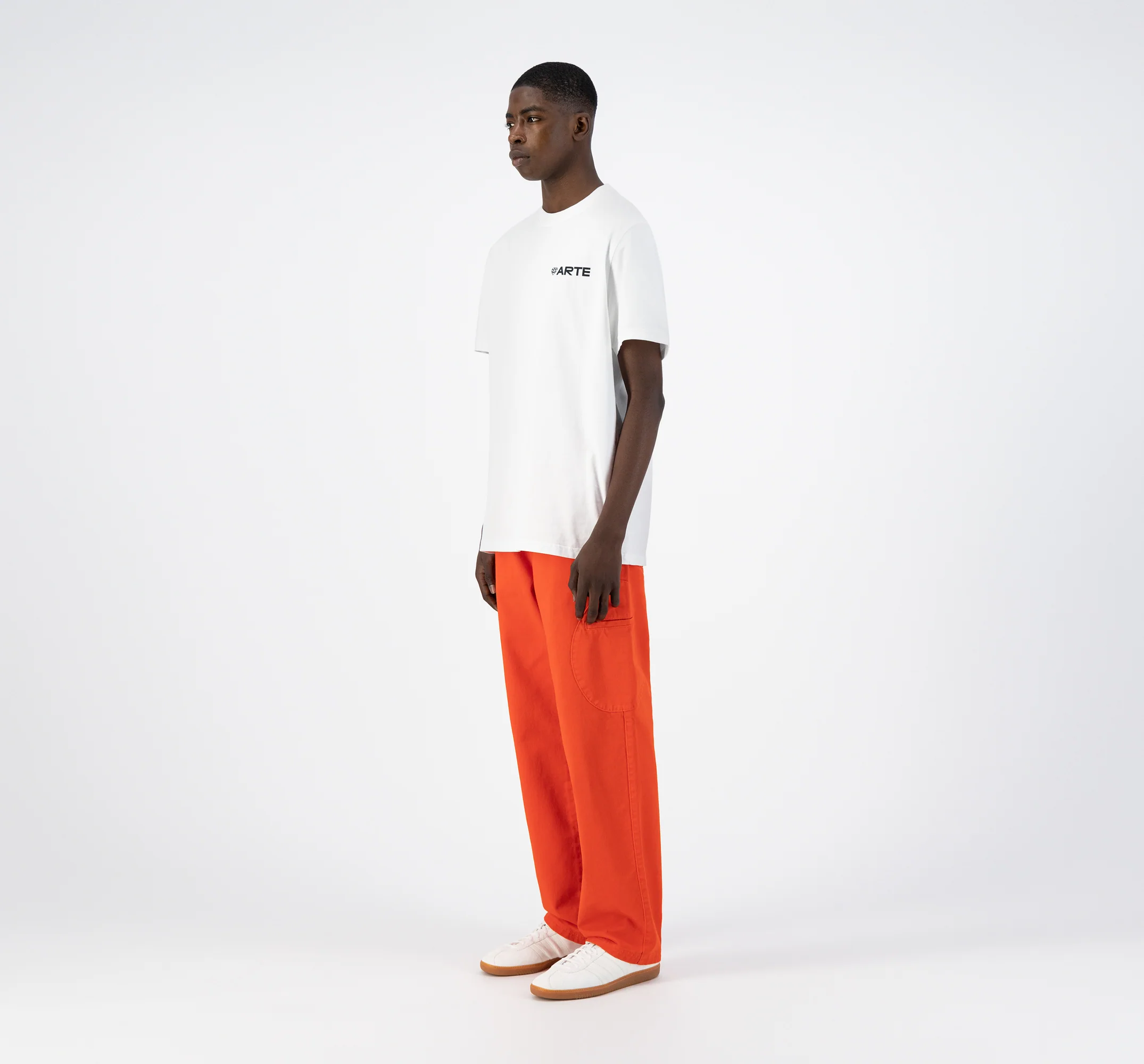 Tzara Heart Logo T-shirt - Blanc - Image 4