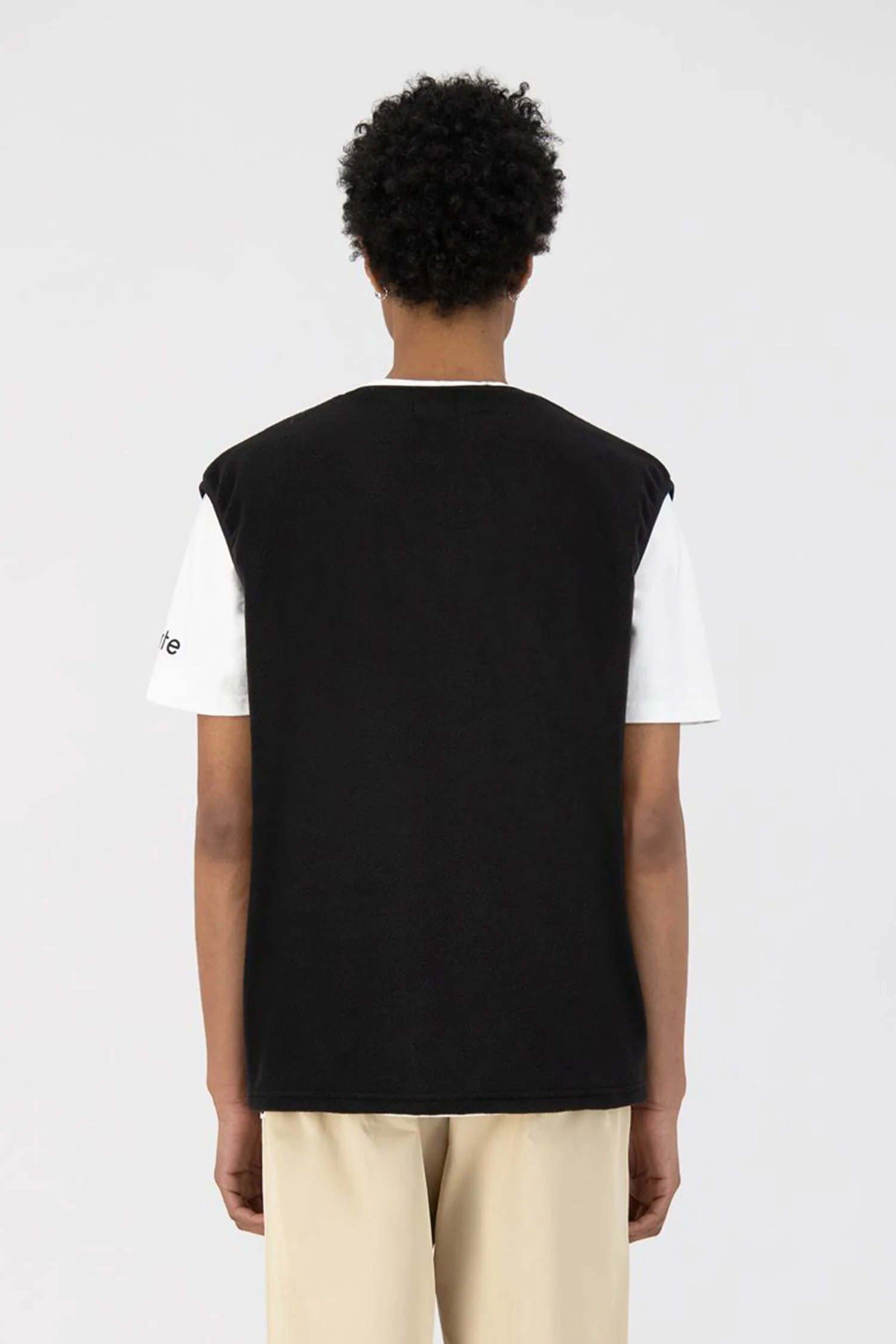 Gilet en tricot Victor - Noir - Image 3