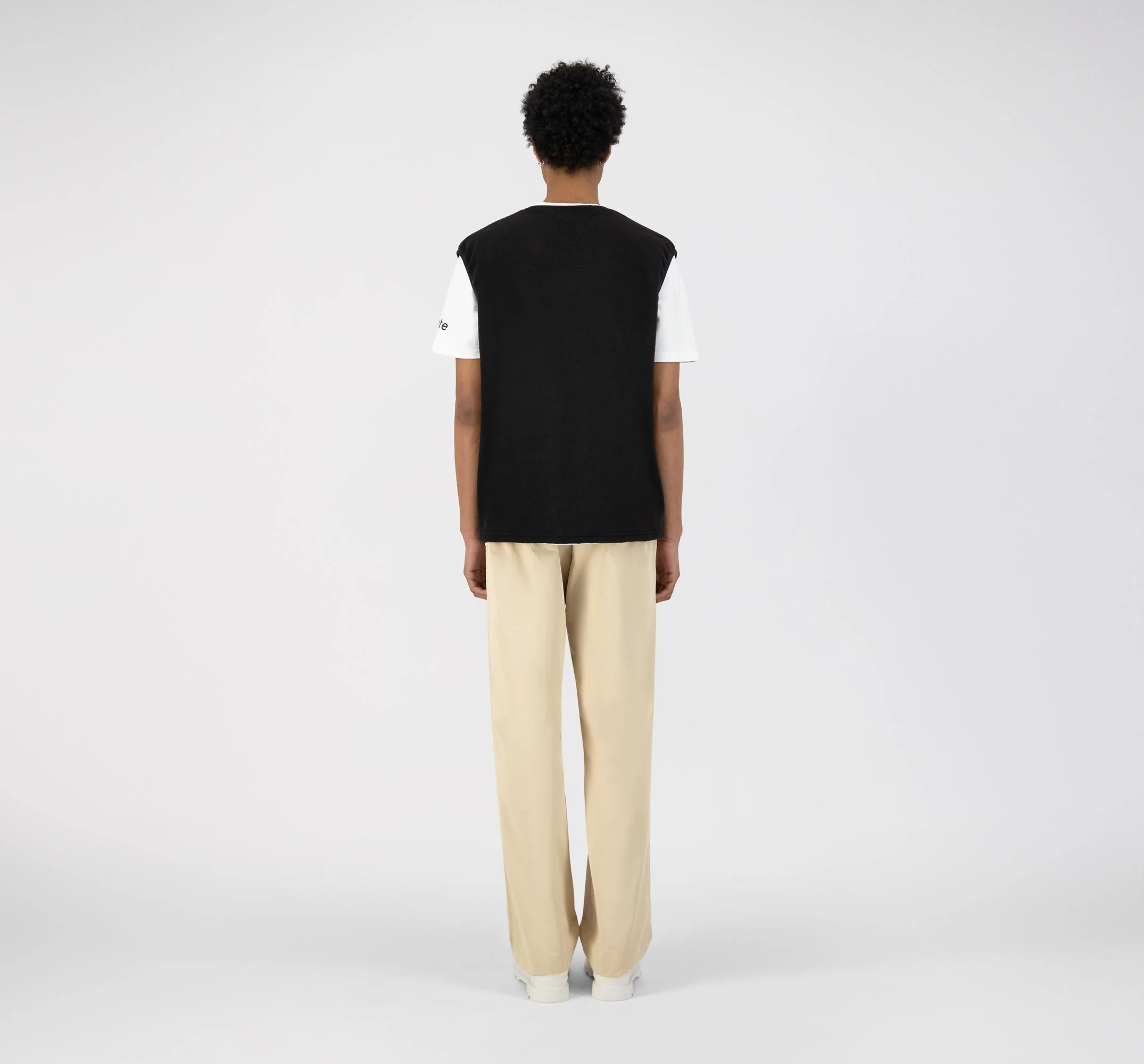 Gilet en tricot Victor - Noir - Image 5