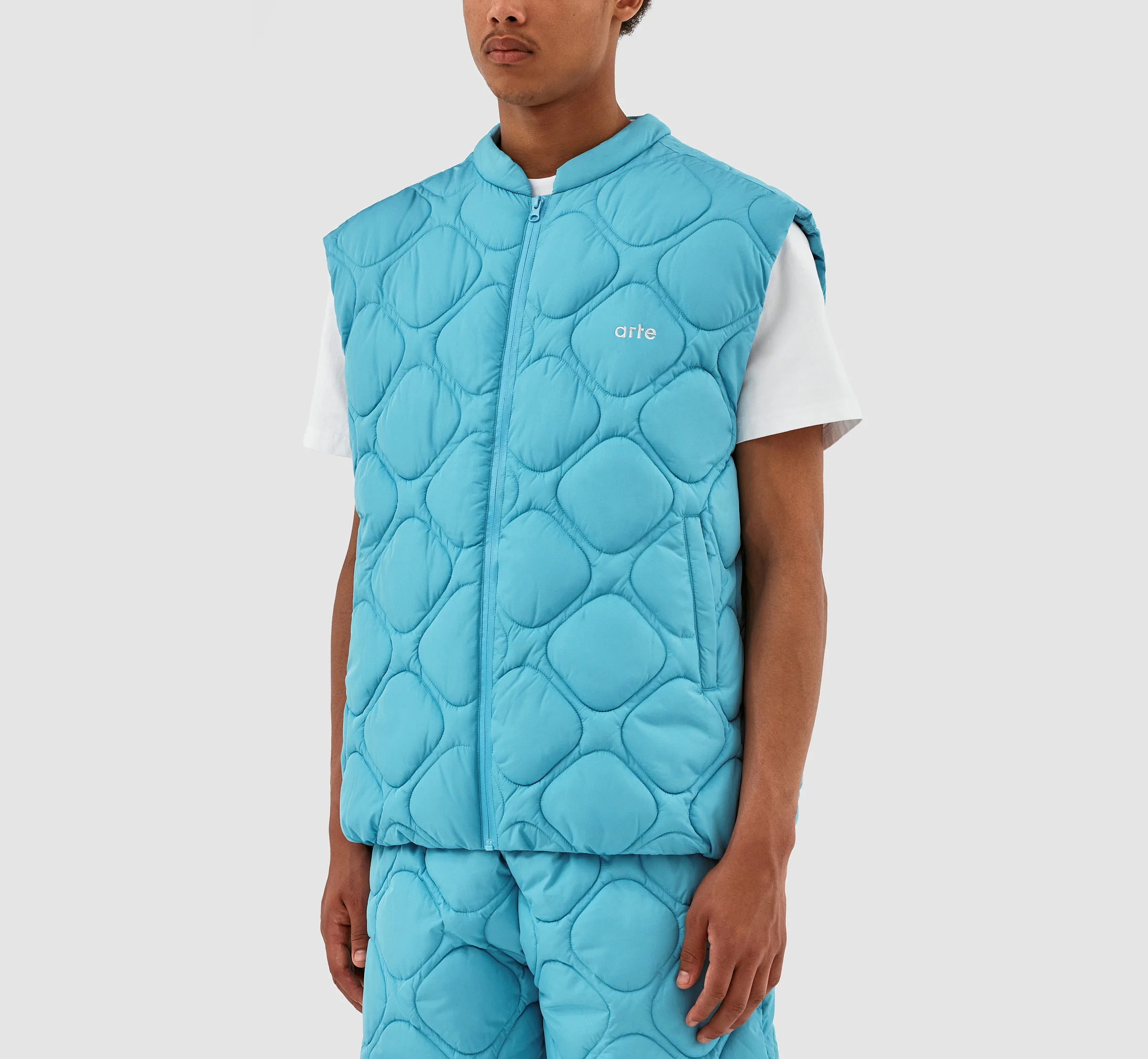 Gilet matelassé Vince - Bleu clair - Image 4