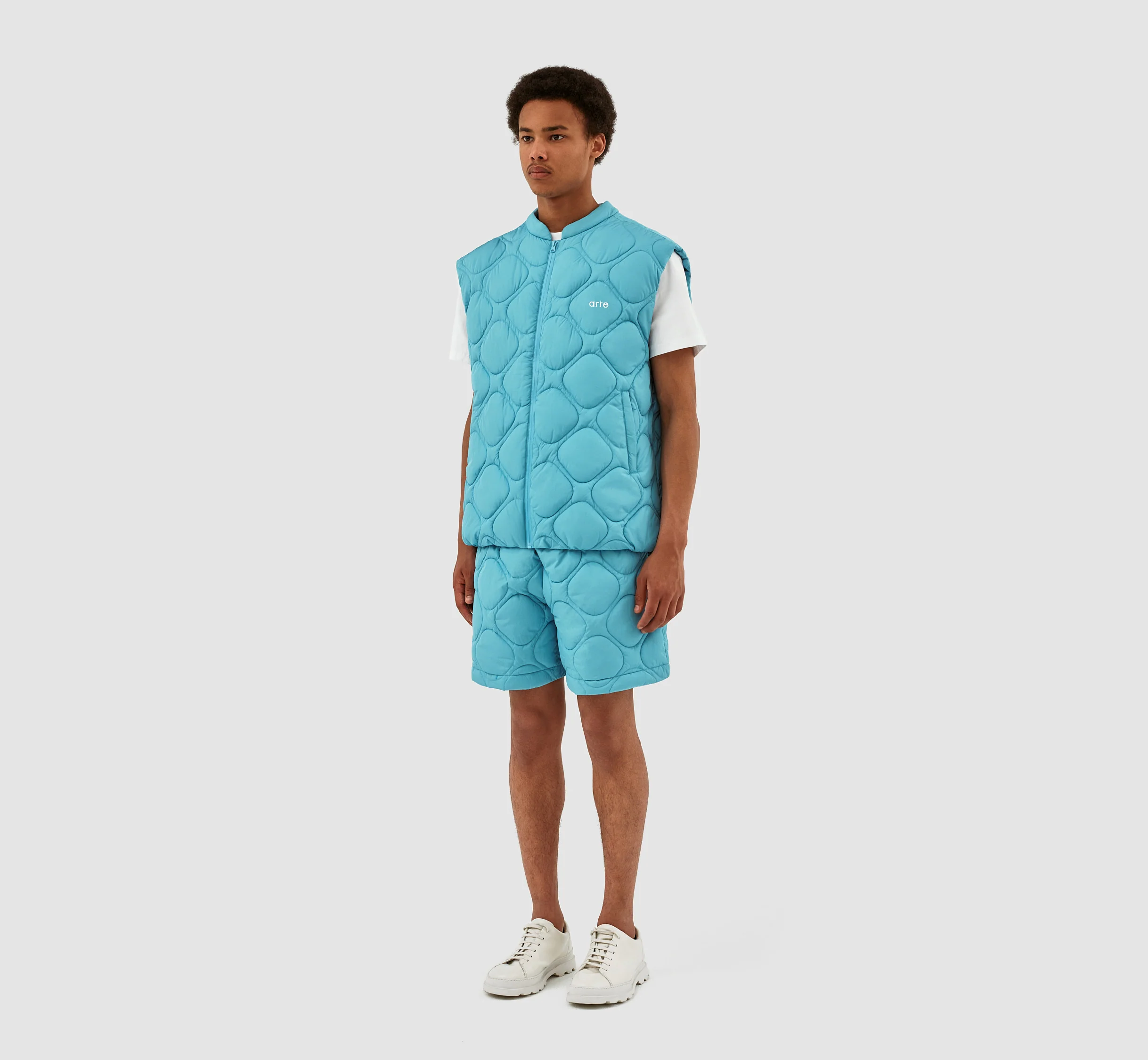 Gilet matelassé Vince - Bleu clair - Image 6