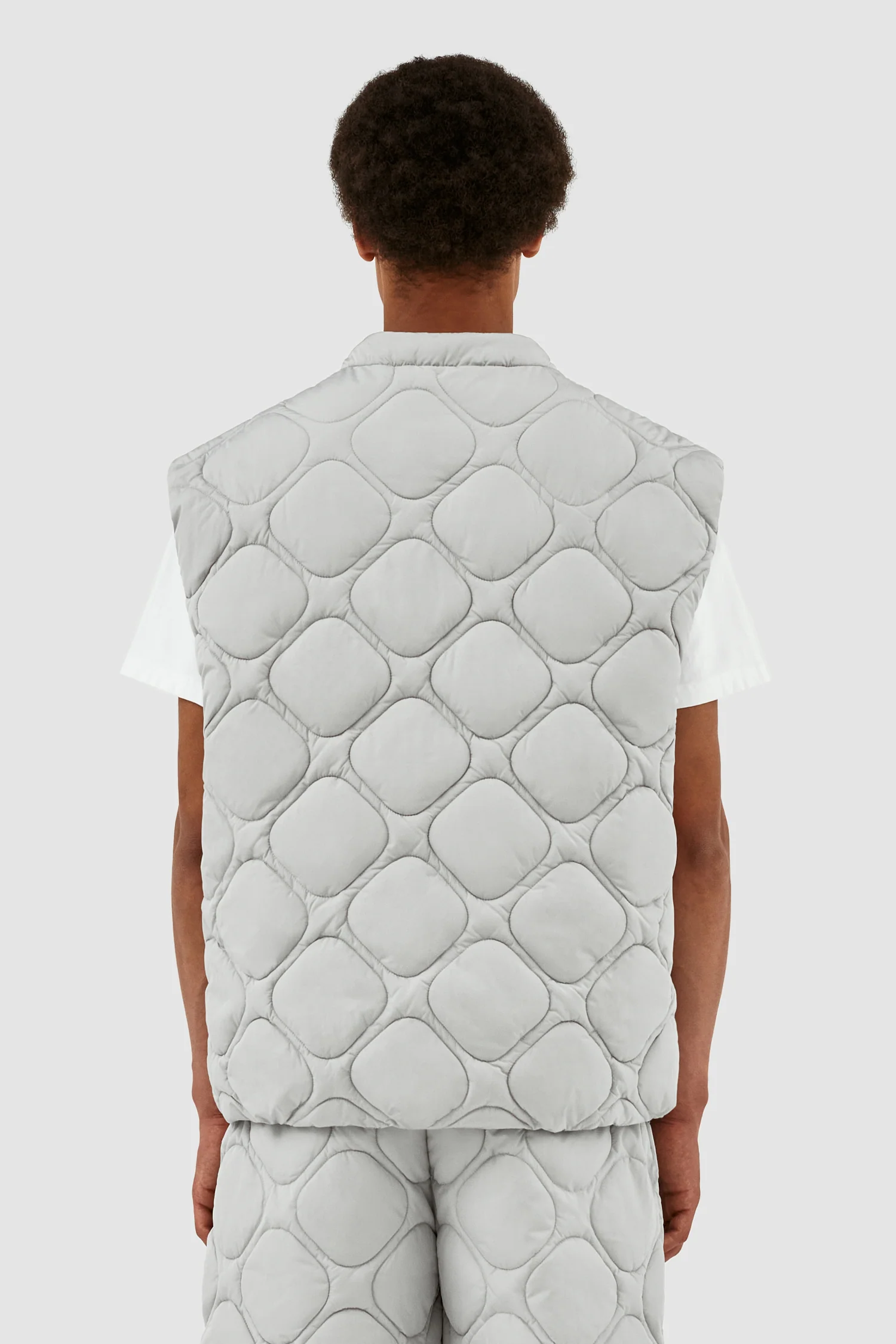 Gilet matelassé Vince - Gris clair - Image 3