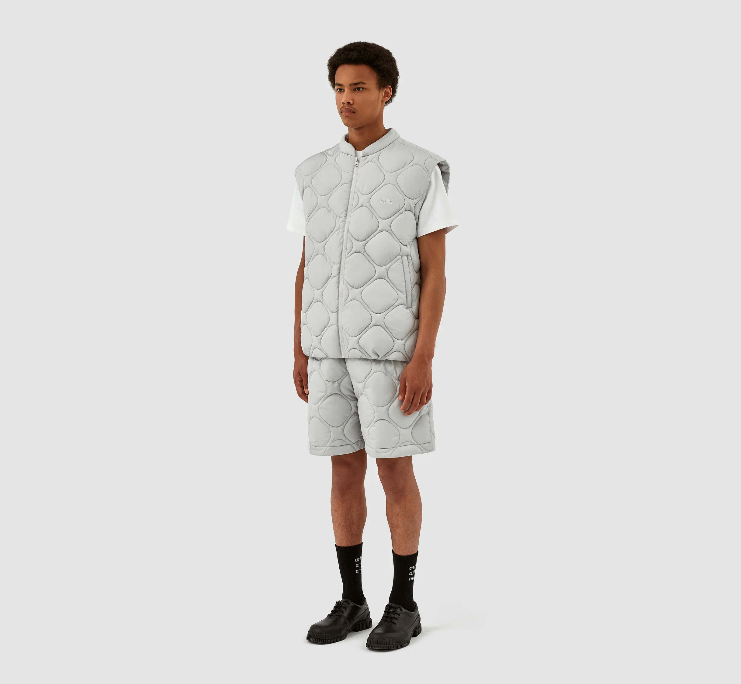 Gilet matelassé Vince - Gris clair - Image 6