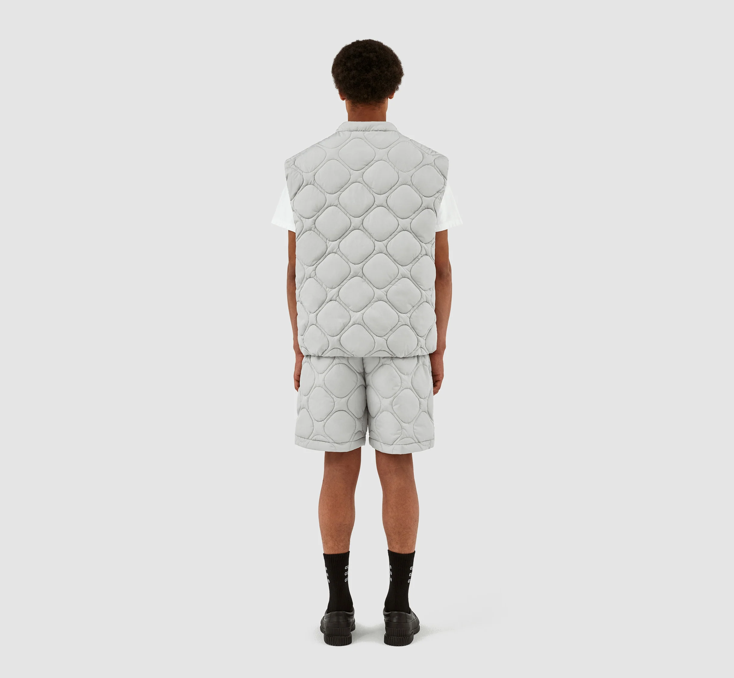 Gilet matelassé Vince - Gris clair - Image 7