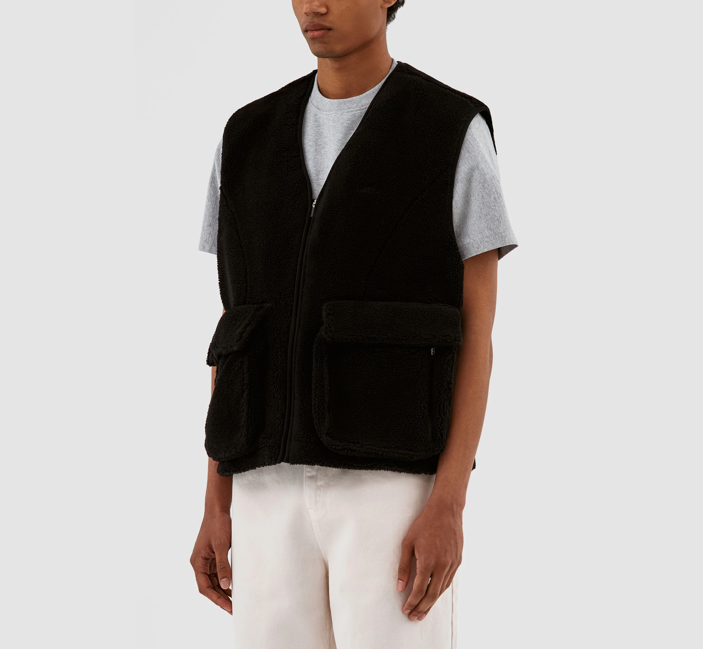 Gilet Sherpa Vince - Noir - Image 7