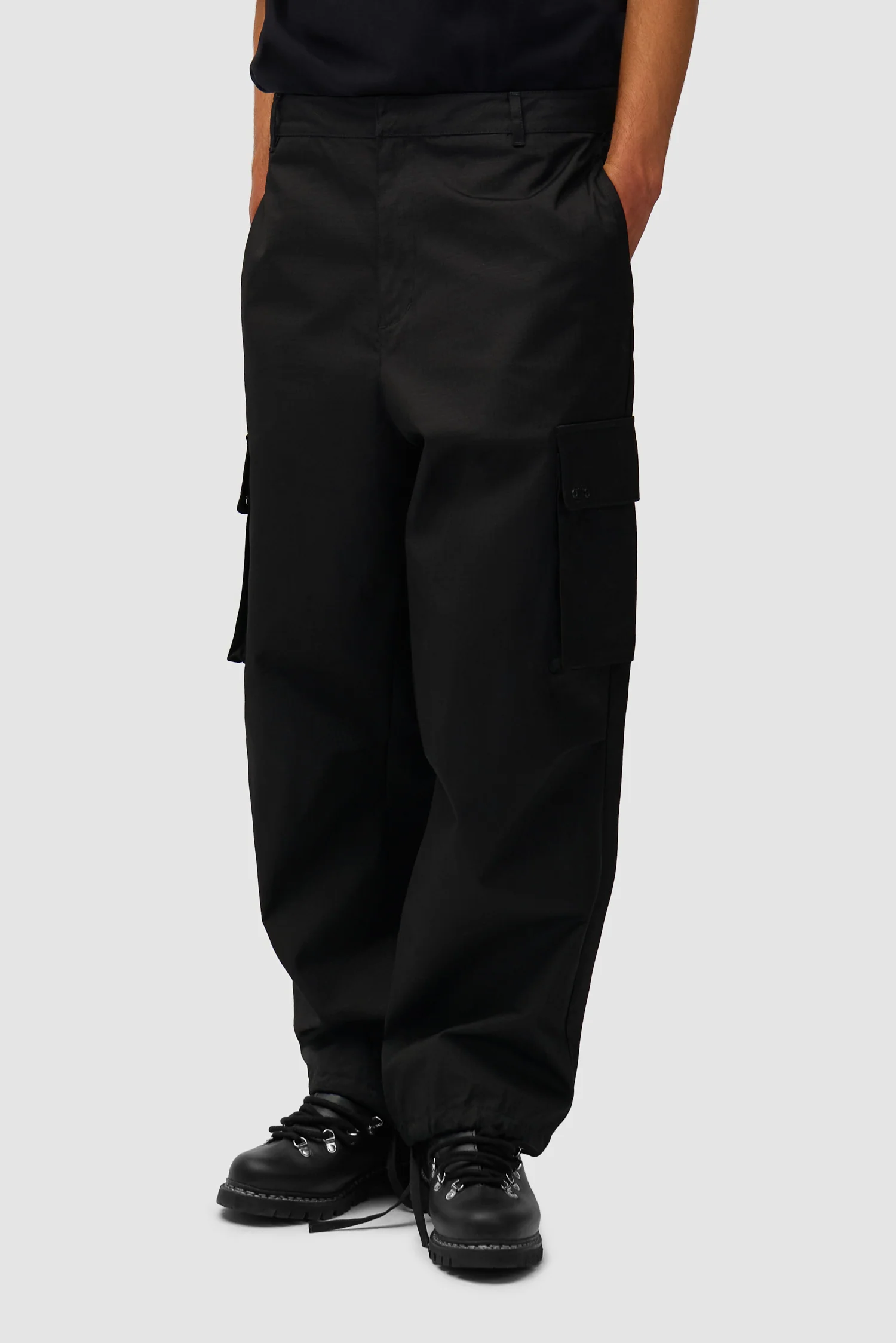Pantalon Ripstop ciré - Noir - Image 2