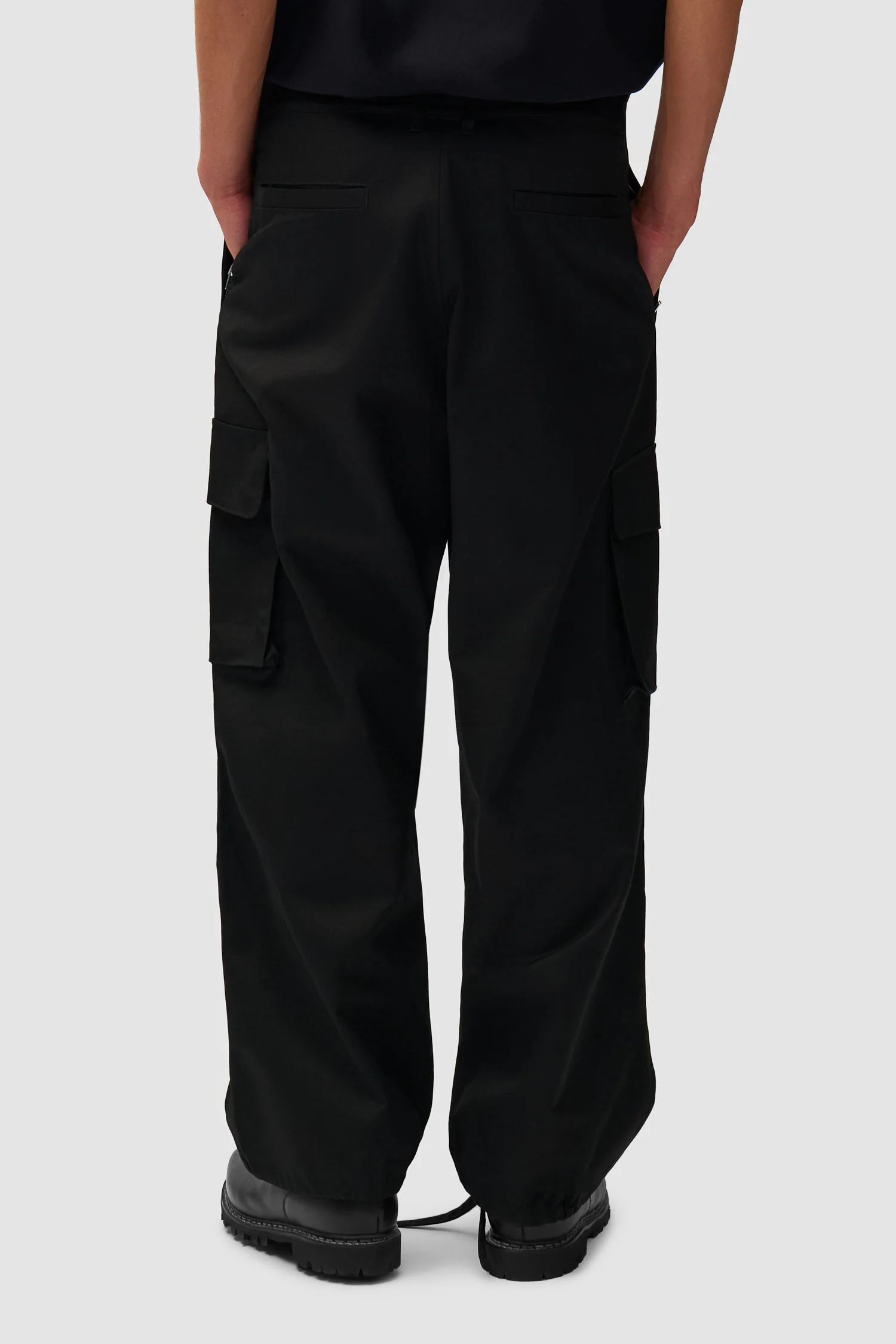 Pantalon Ripstop ciré - Noir - Image 4