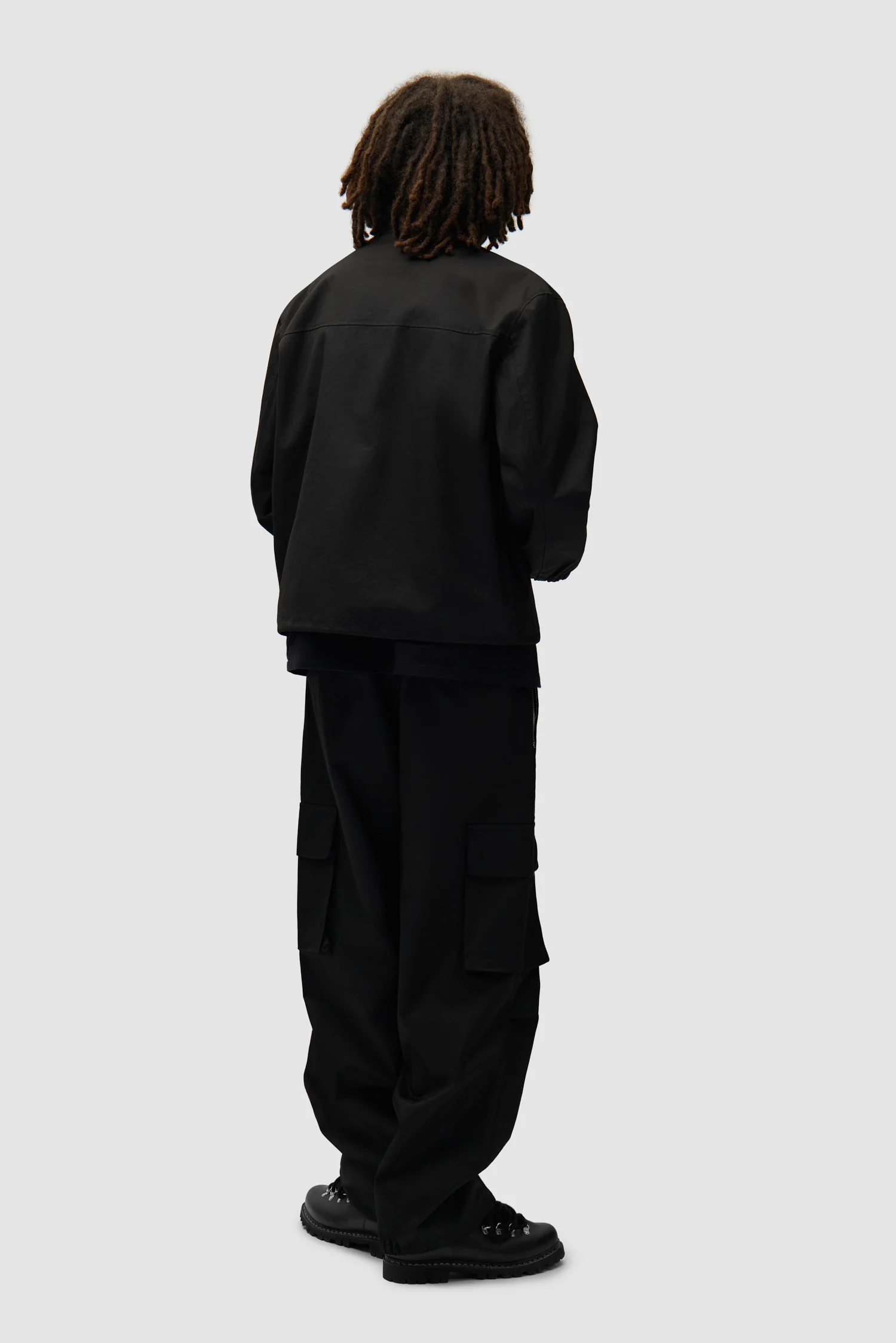 Pantalon Ripstop ciré - Noir - Image 6