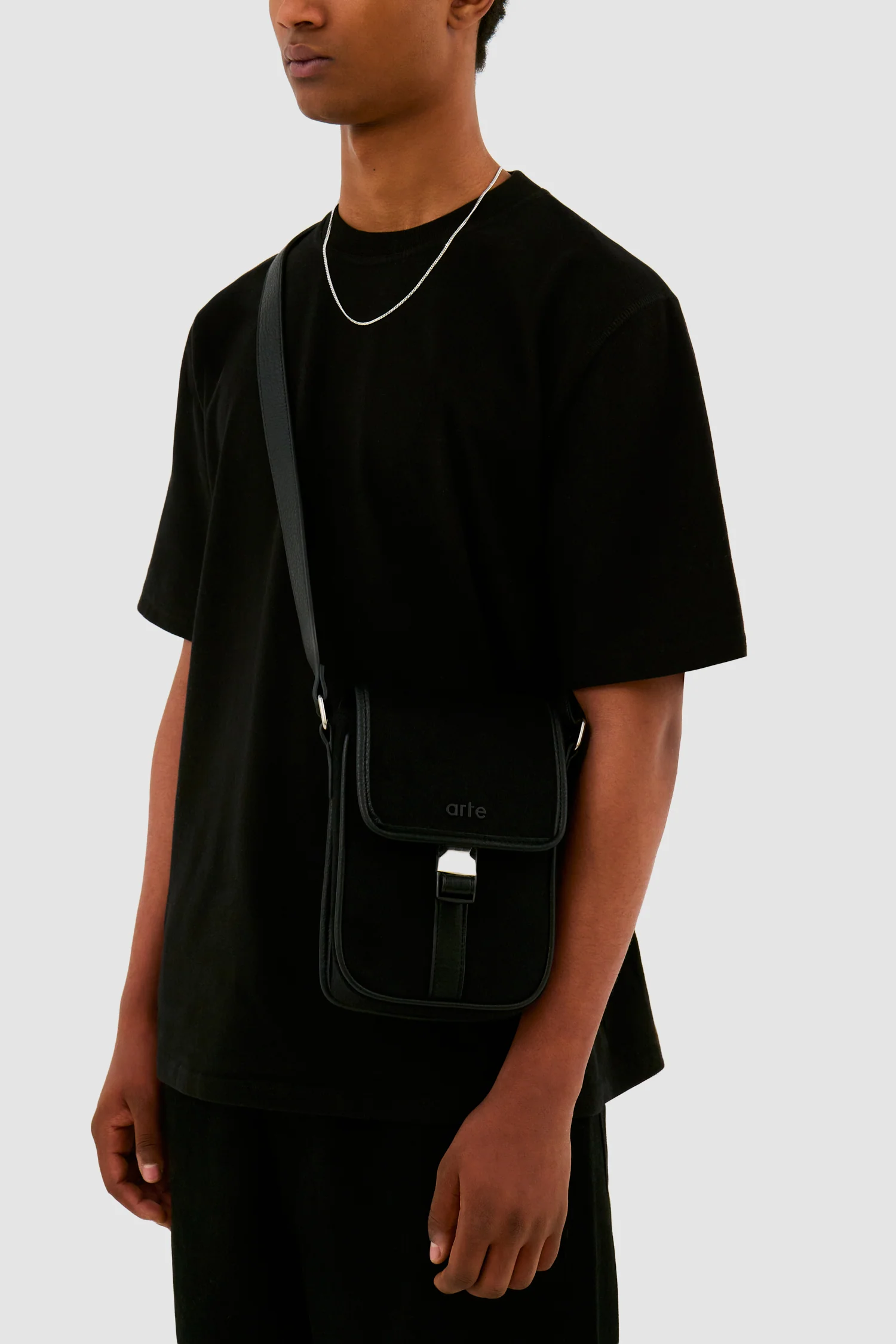 Petit sac en laine - Noir - Image 5