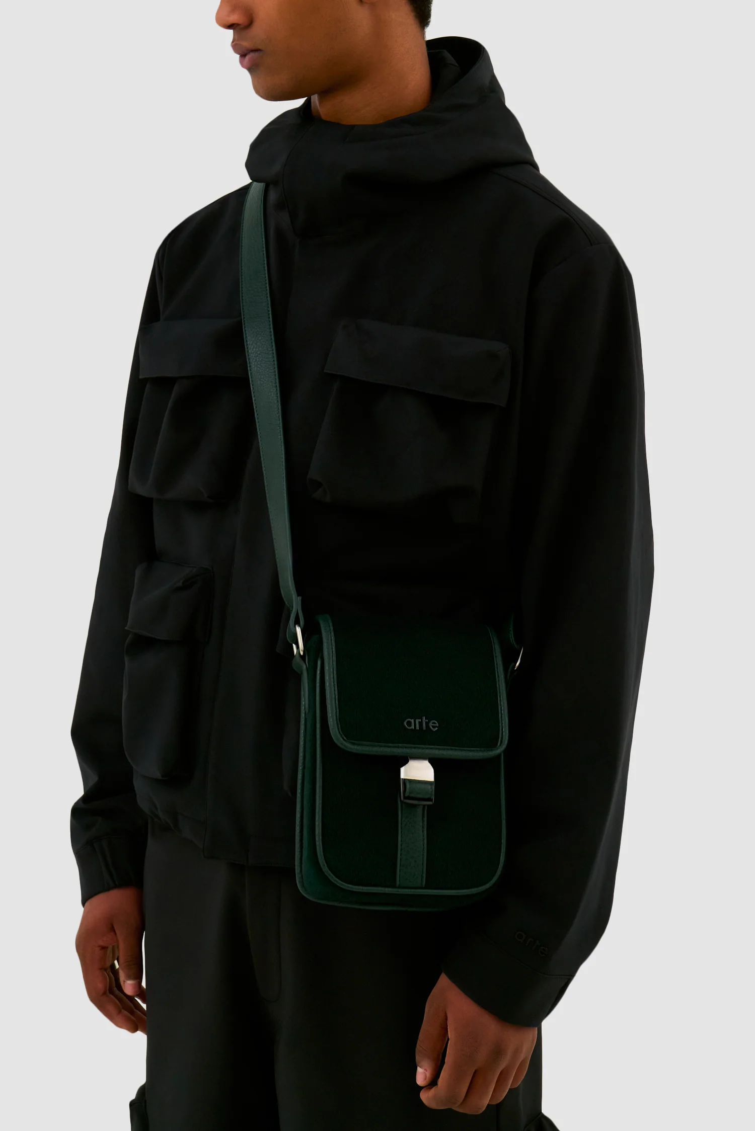 Petit sac en laine - Vert - Image 5