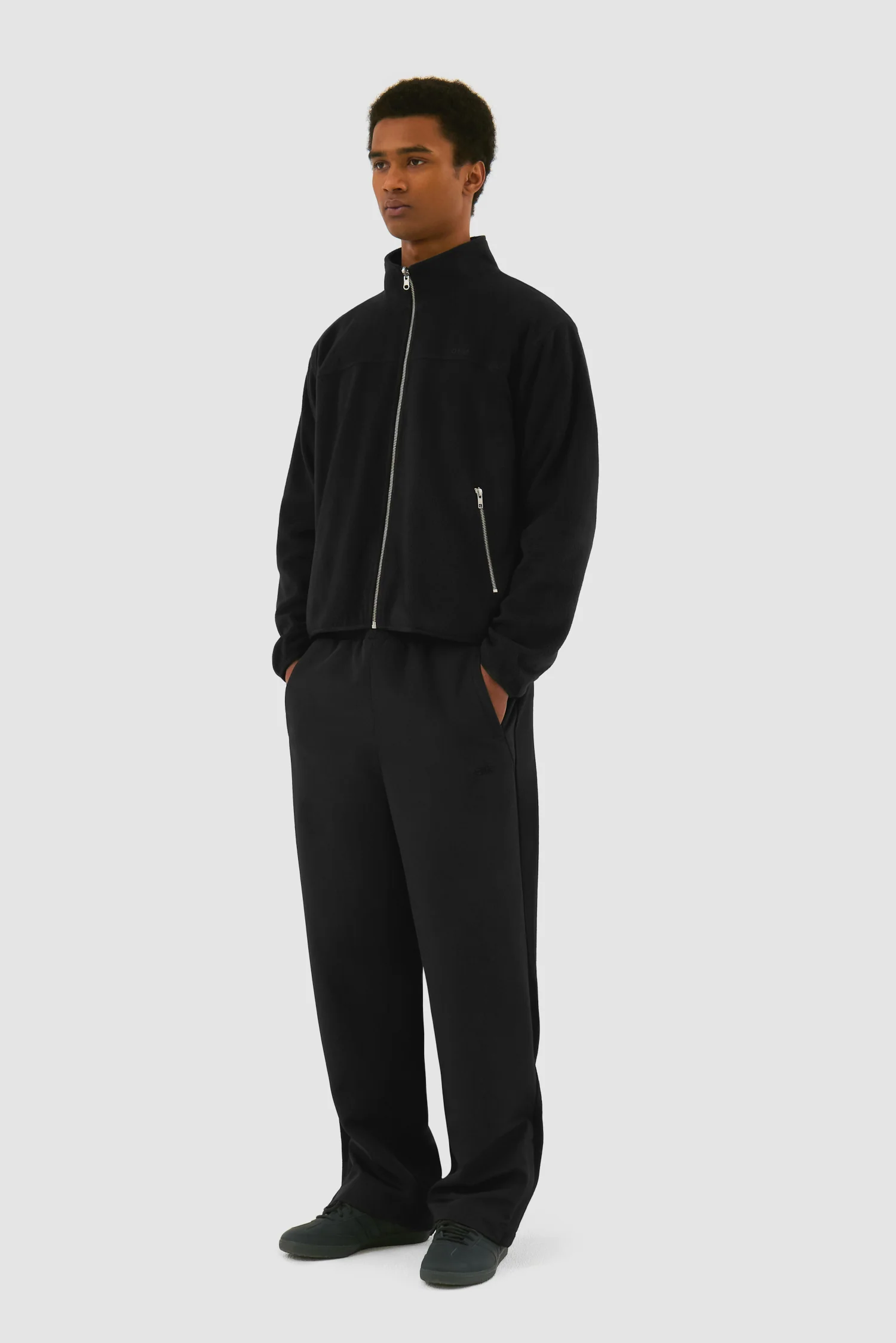 Veste technique en laine - Noir - Image 10
