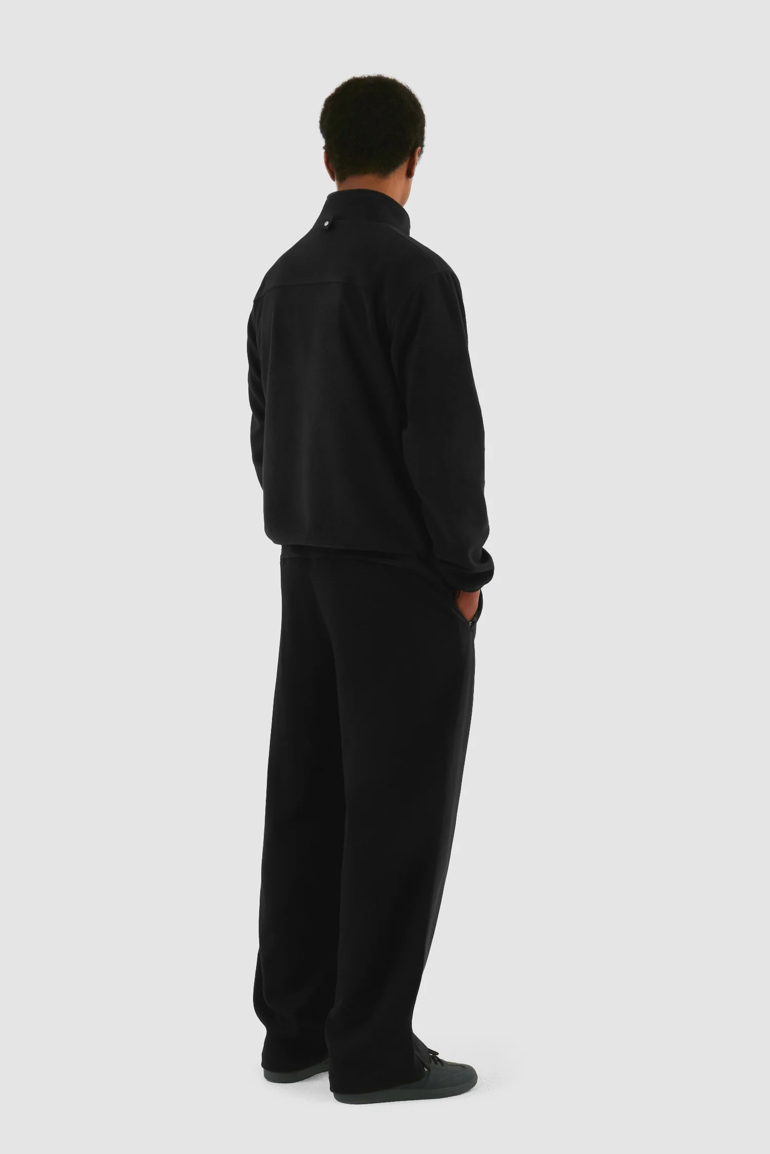 Veste technique en laine - Noir - Image 11