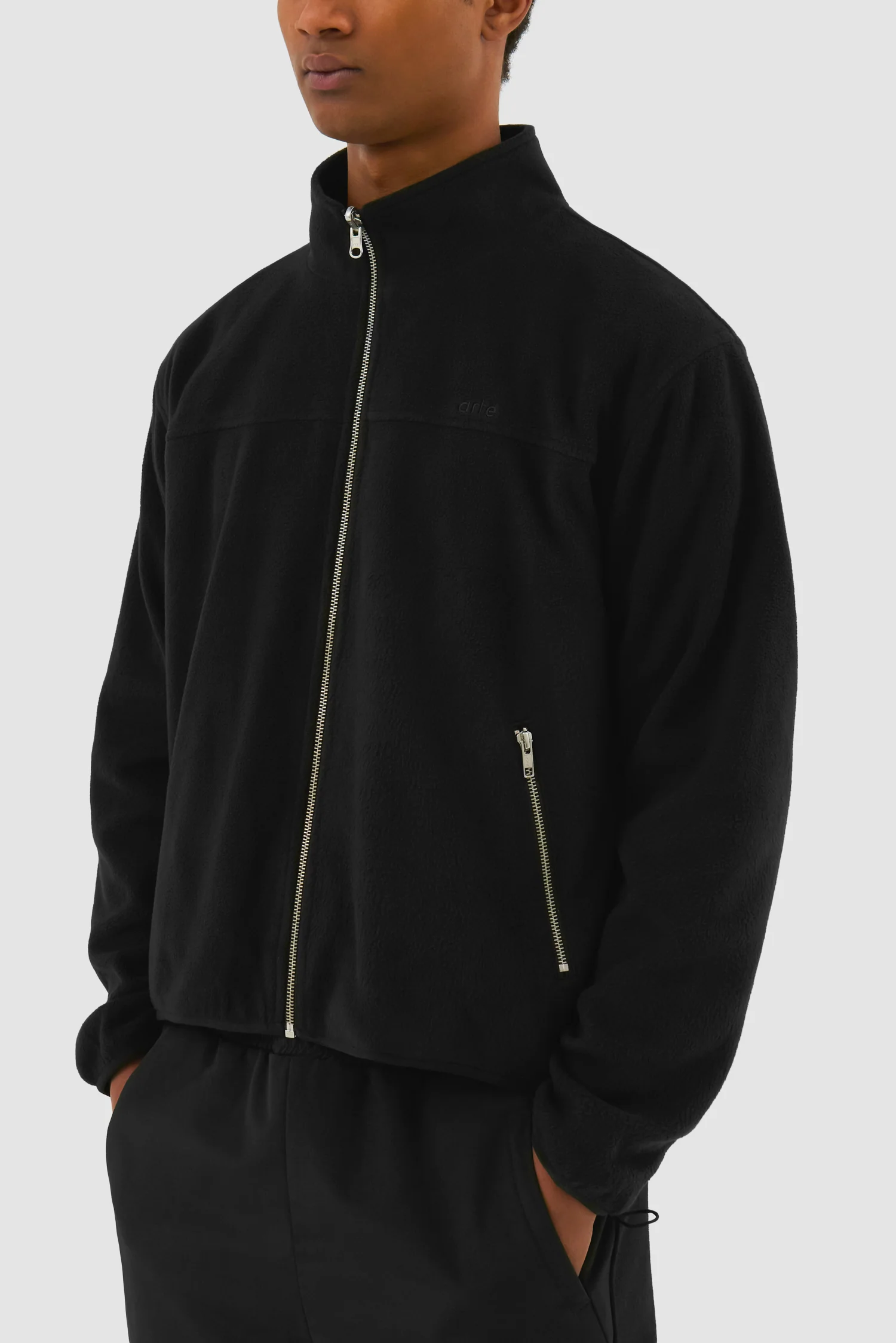 Veste technique en laine - Noir - Image 12
