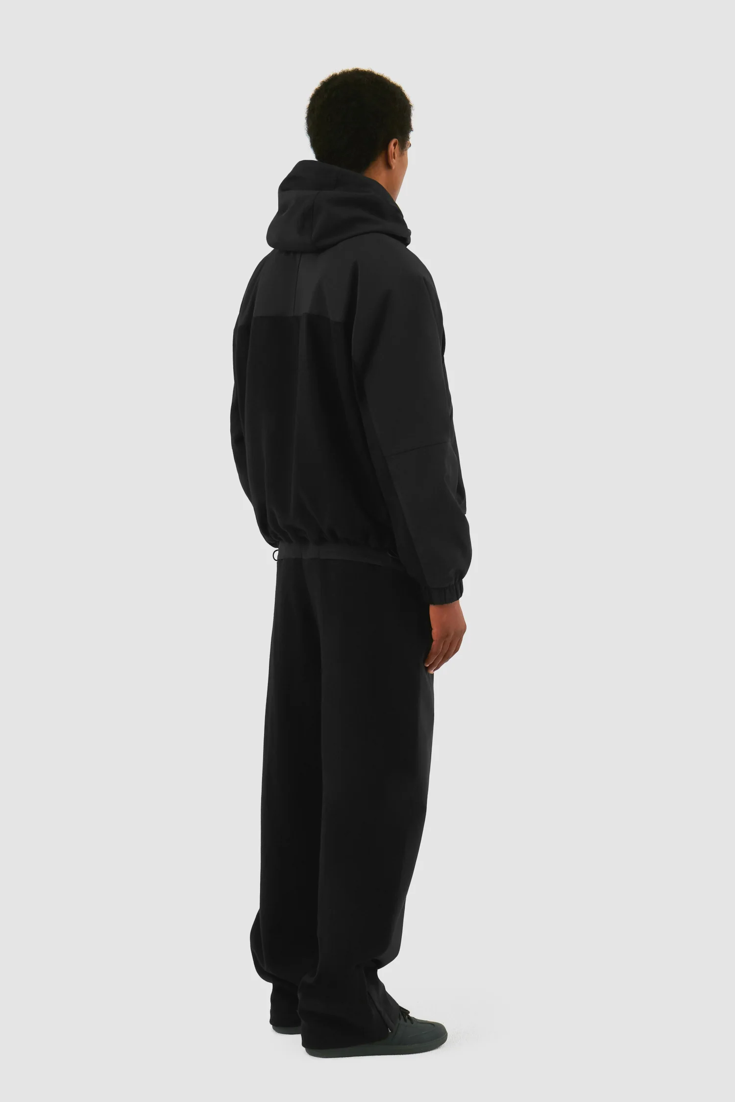 Veste technique en laine - Noir - Image 6