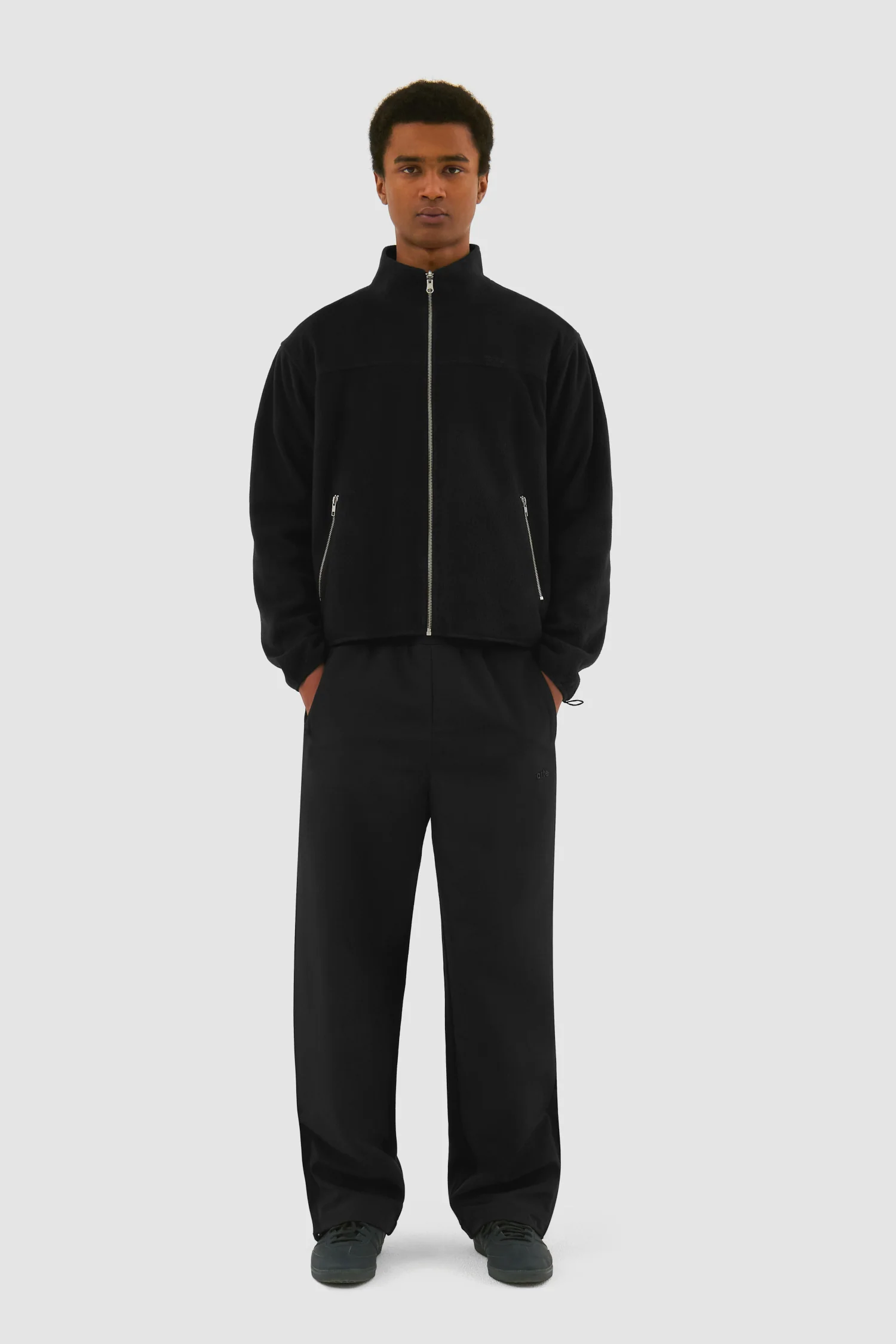Veste technique en laine - Noir - Image 9