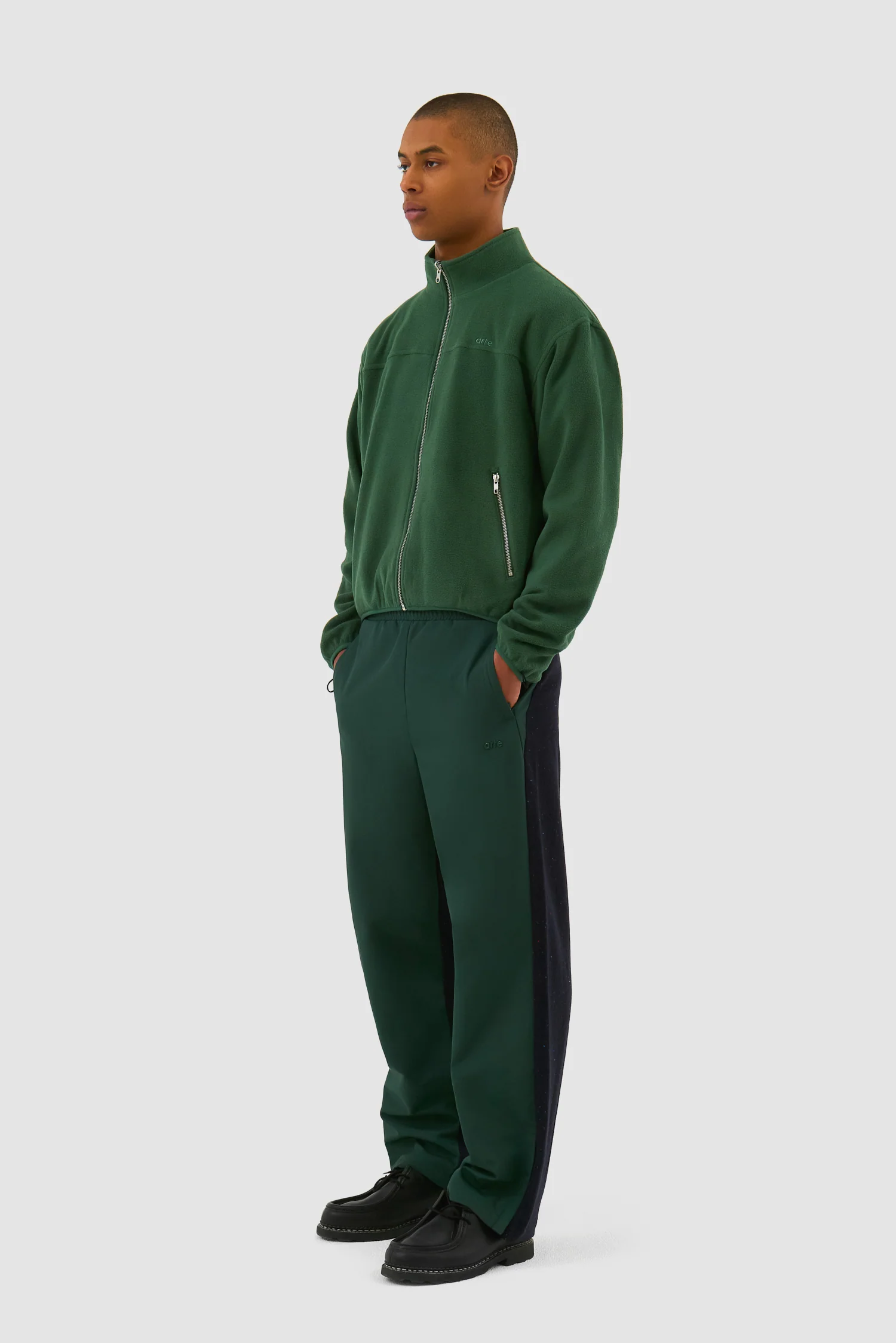 Veste technique en laine - Vert - Image 10