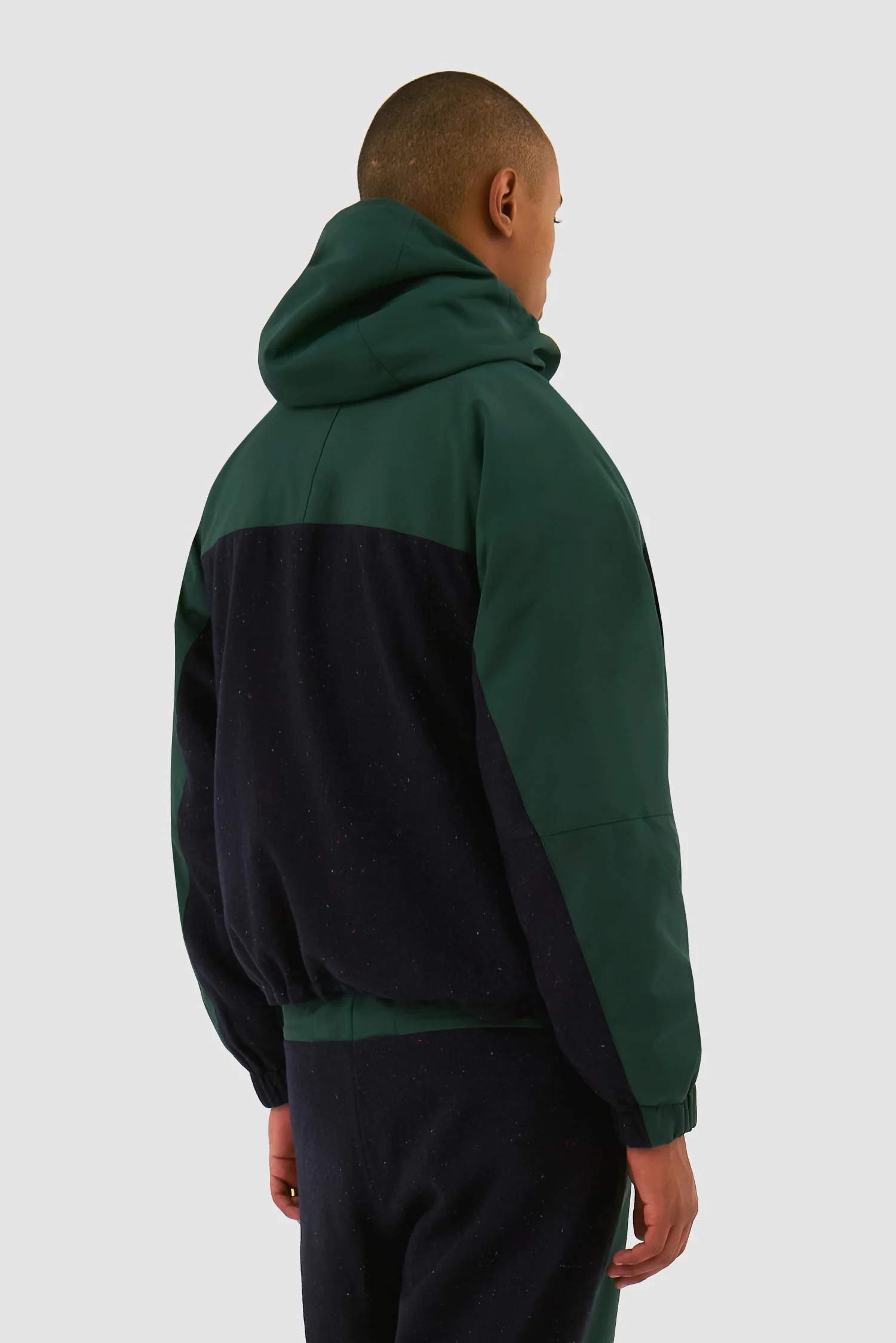 Veste technique en laine - Vert - Image 3